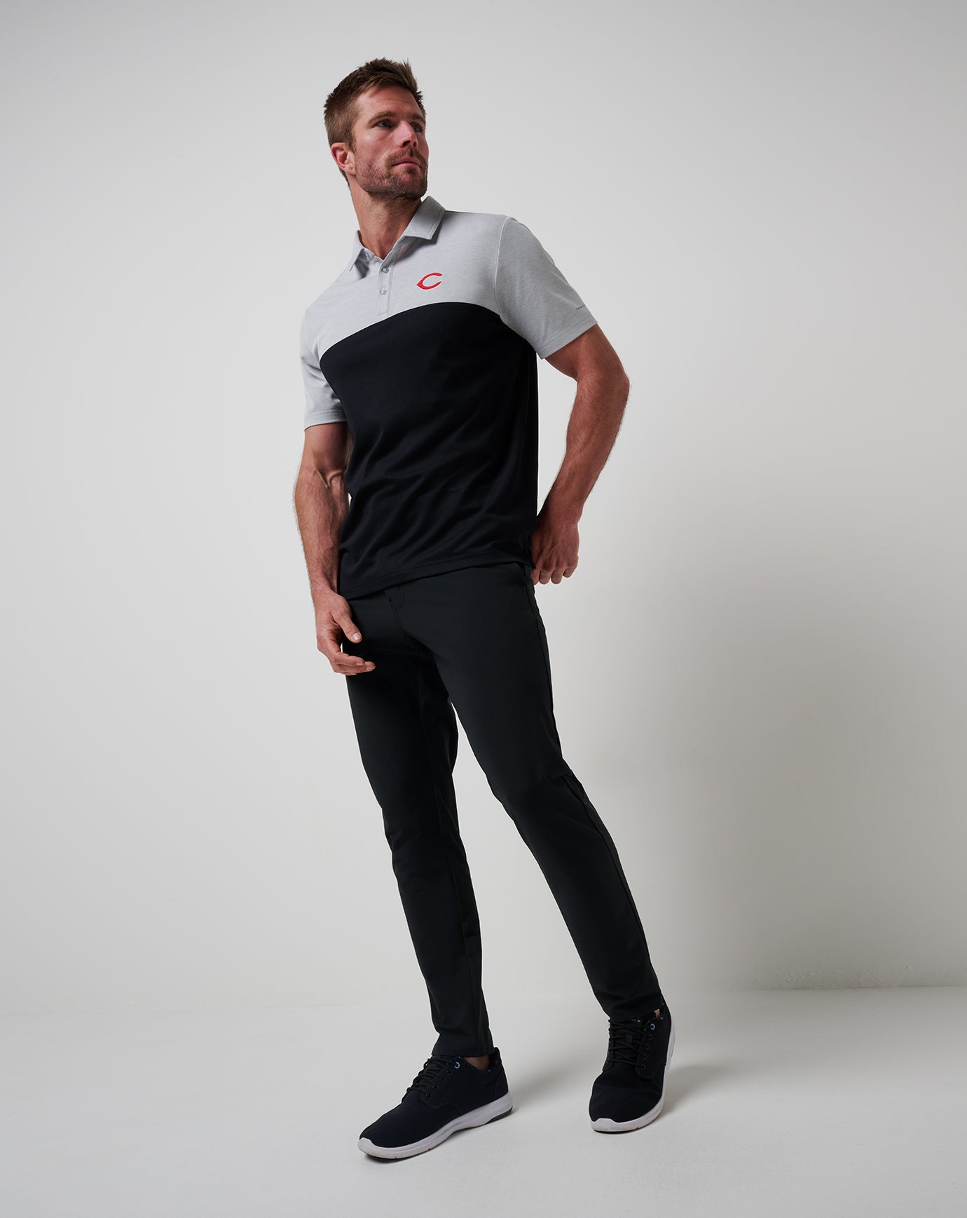 Travis Mathew Discount | Cincinnati Reds Home Run Leader Polo