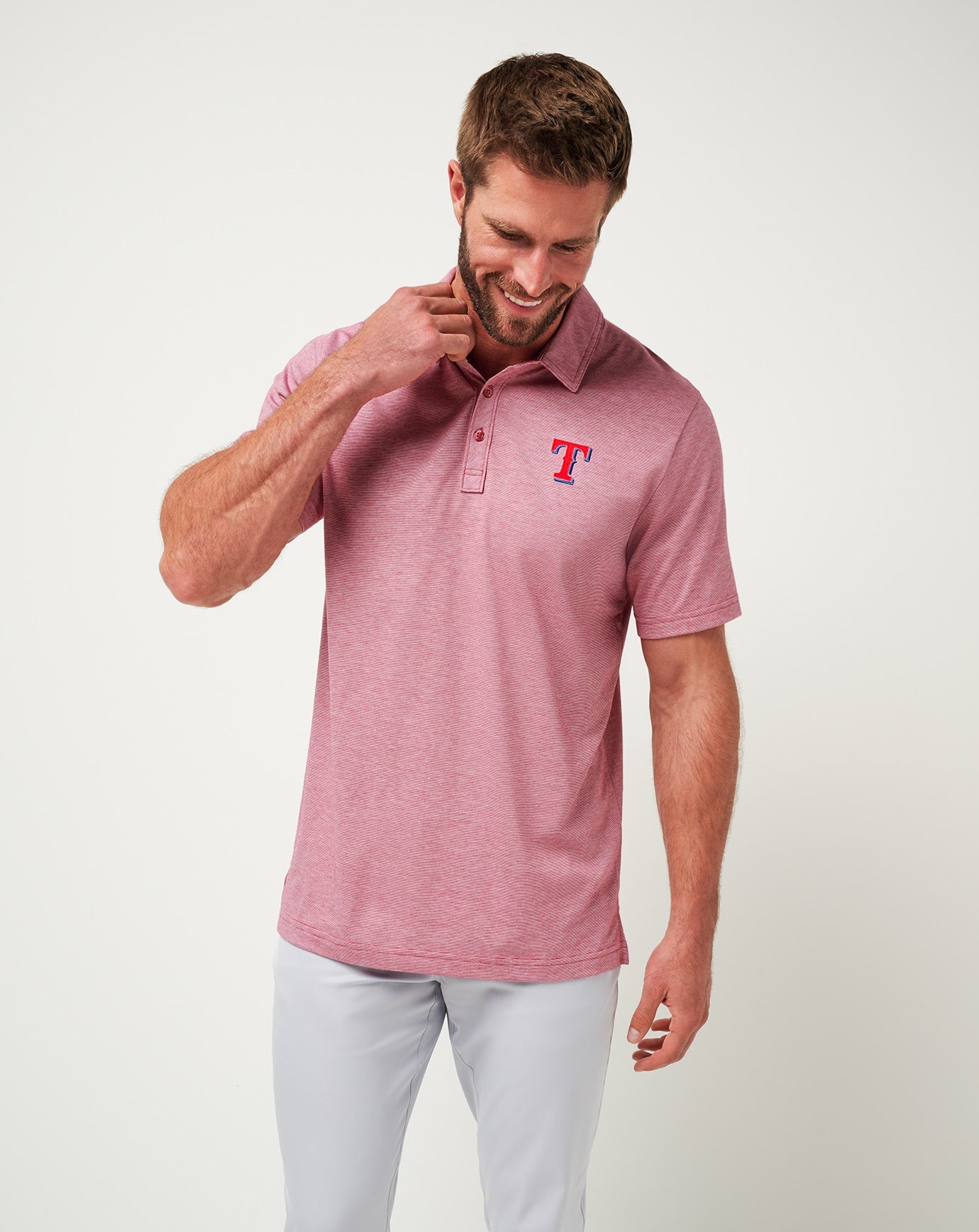 Travis Mathew | Texas Rangers The Zinna Polo