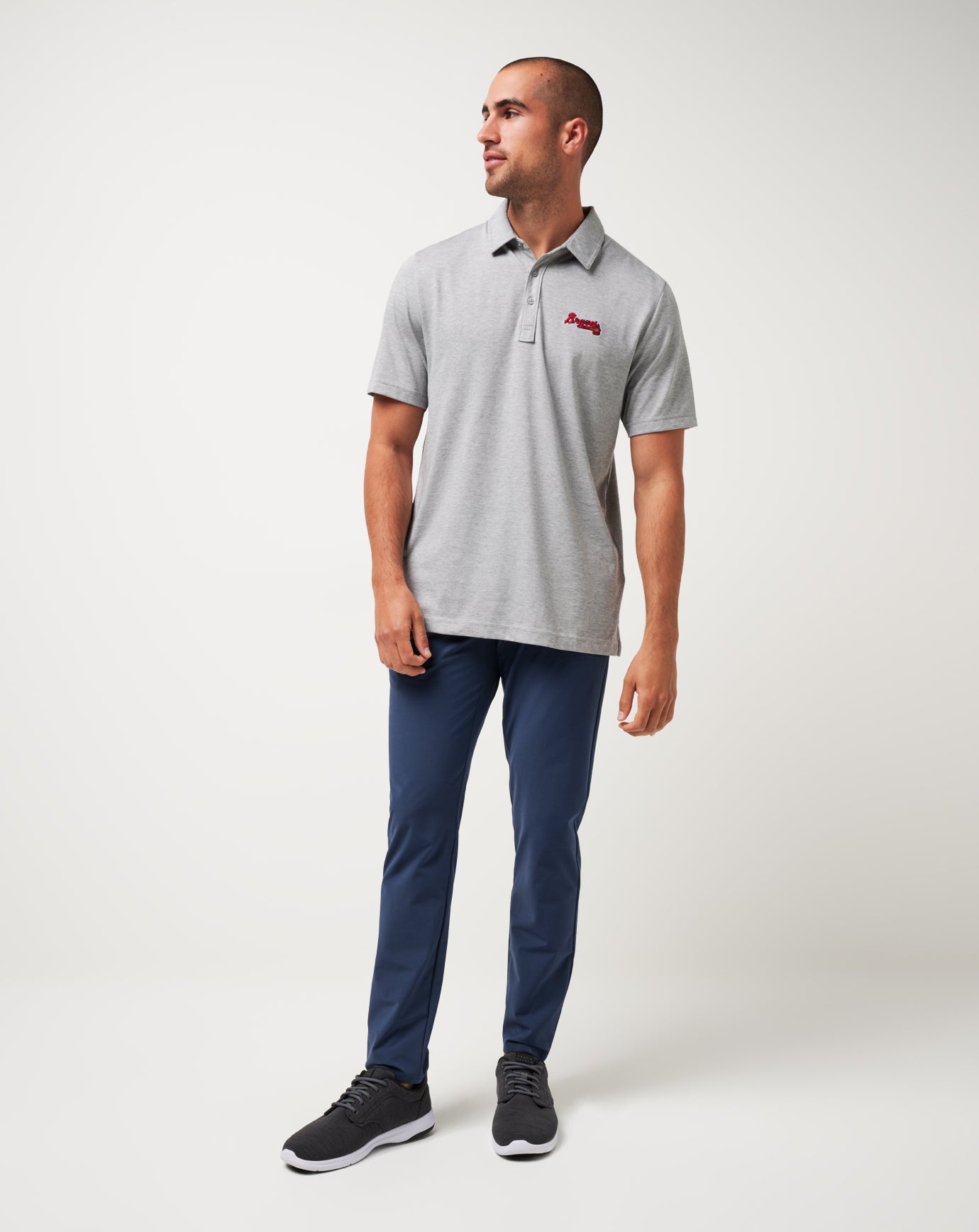 Travis Mathew Outlet | Atlanta Braves The Zinna Polo