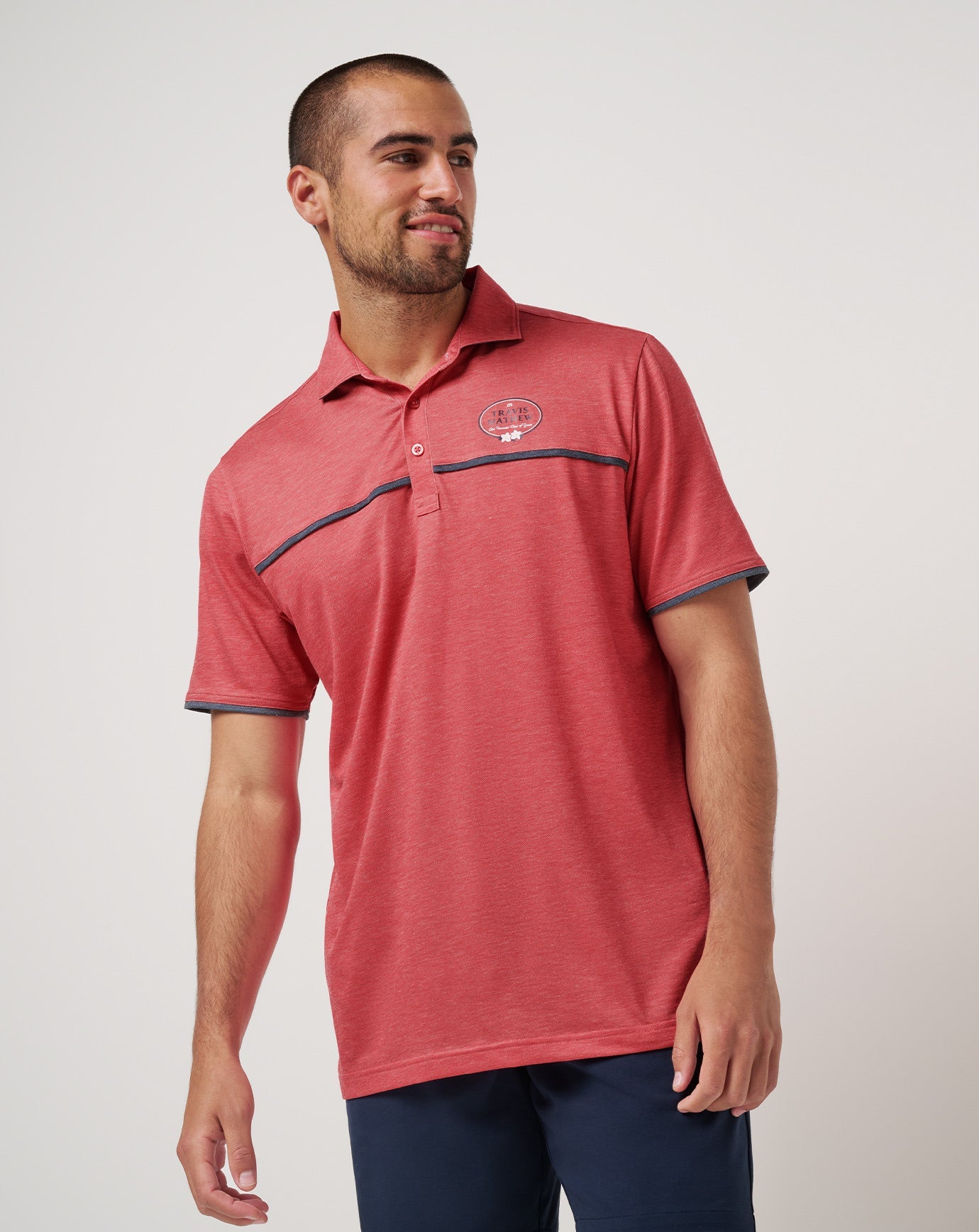 Travis Mathew For sale | Featherweight Our Favorite Time Of Year Polo