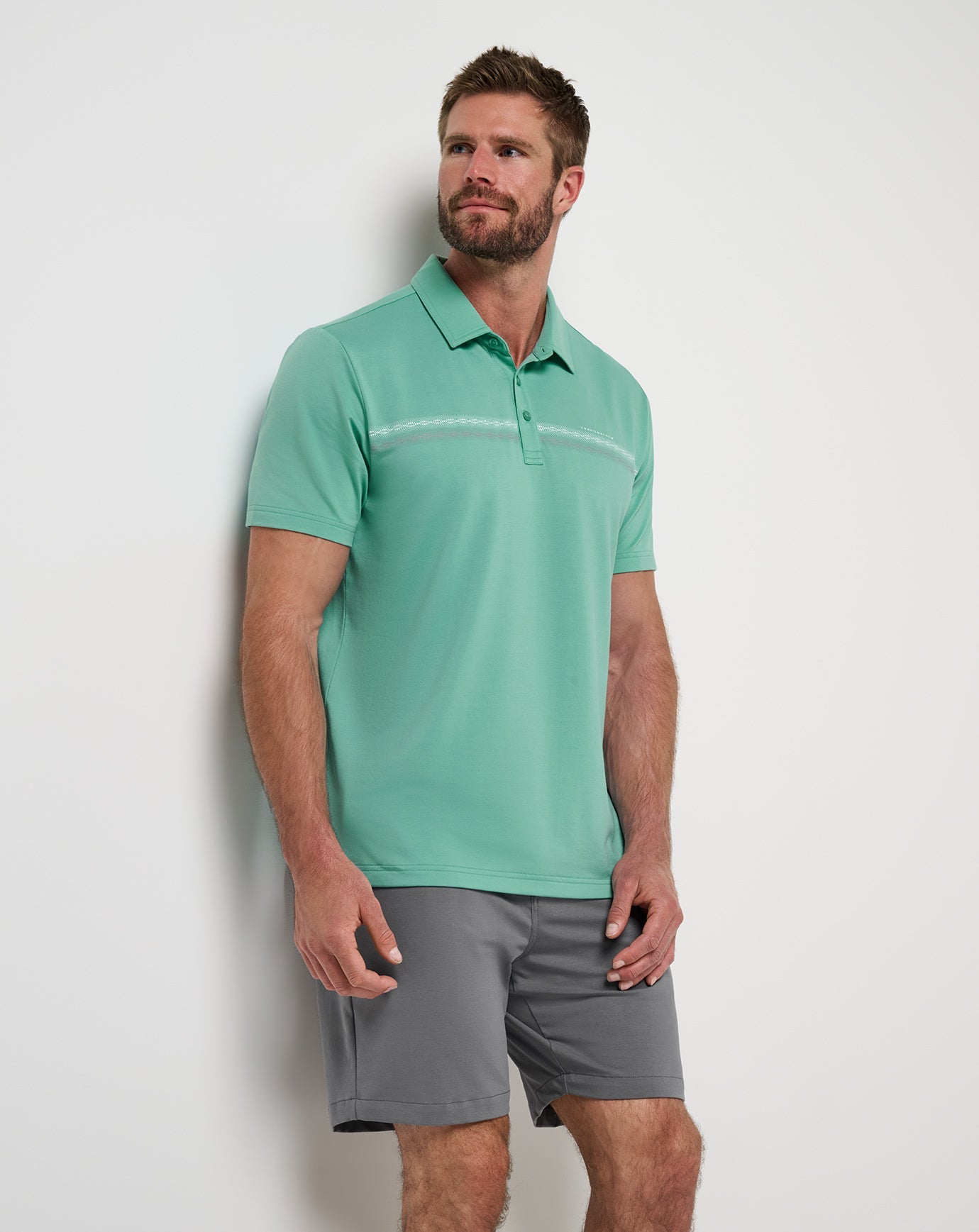 Travis Mathew Sale | Featherweight Chest Stripe Polo