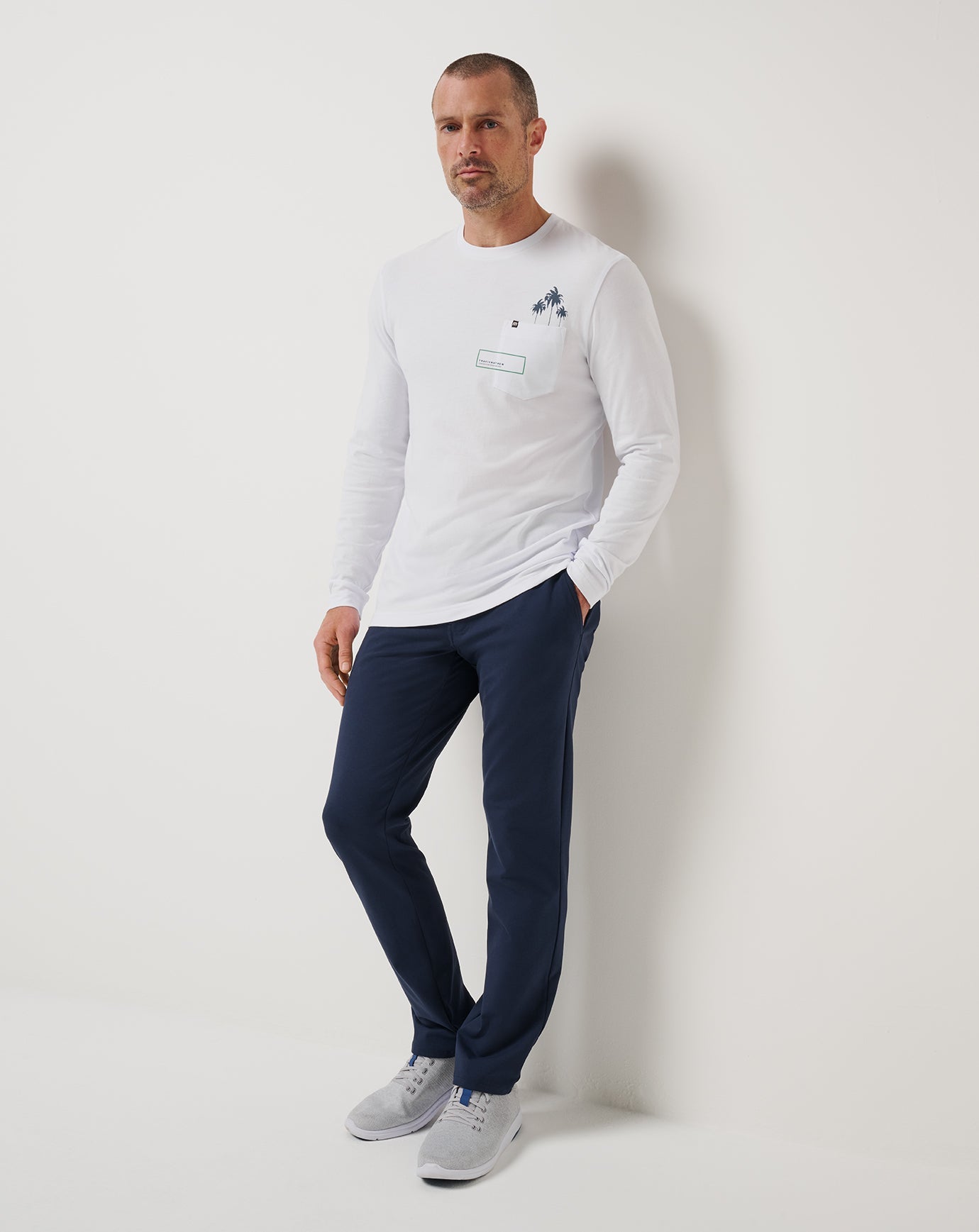 Travis Mathew For sale | Reef Stop Long Sleeve Tee