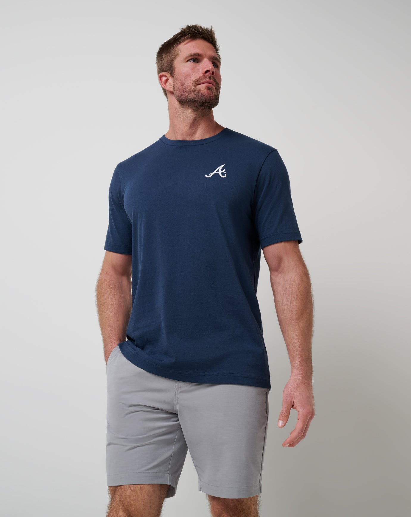 Travis Mathew Discount | Atlanta Braves Friendly Rivalry Tee