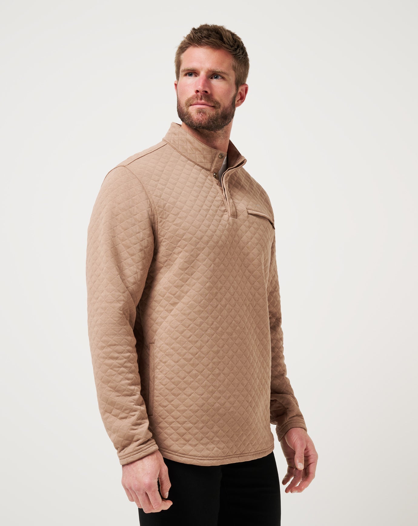 Travis Mathew New | Transatlantic Quarter Zip