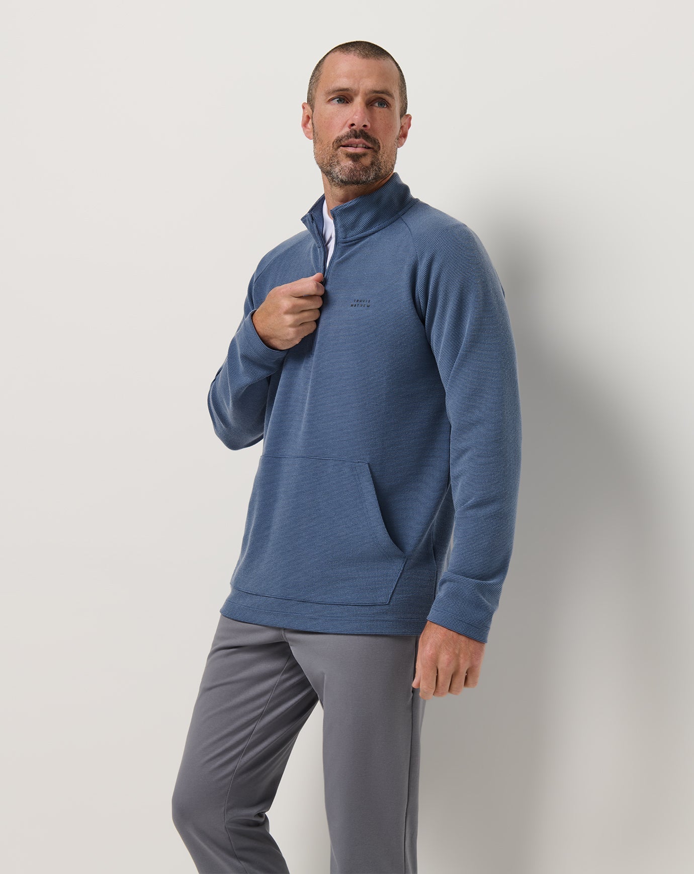 Travis Mathew Outlet | Performance Waffle Quarter Zip