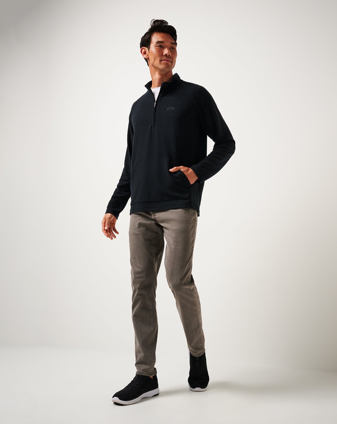 Travis Mathew For sale | Performance Waffle Quarter Zip