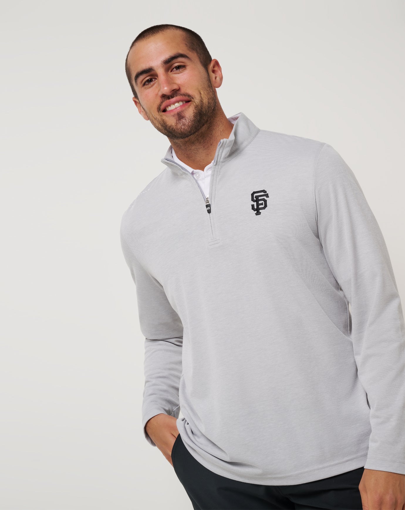 Travis Mathew On Sale | San Francisco Giants Time To Tailgate Quarter Zip