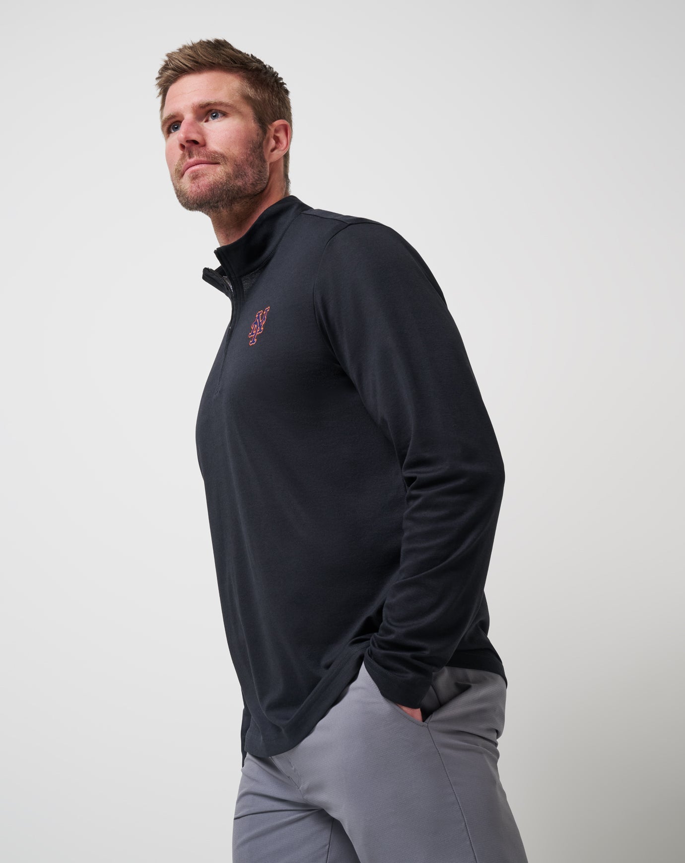 Travis Mathew US | New York Mets Time To Tailgate Quarter Zip