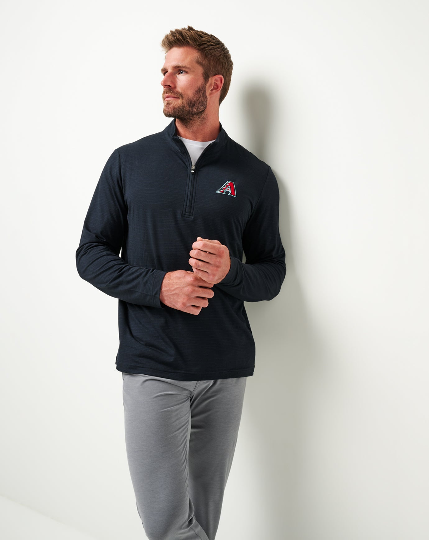 Travis Mathew US | Arizona Diamondbacks The Heater Quarter Zip