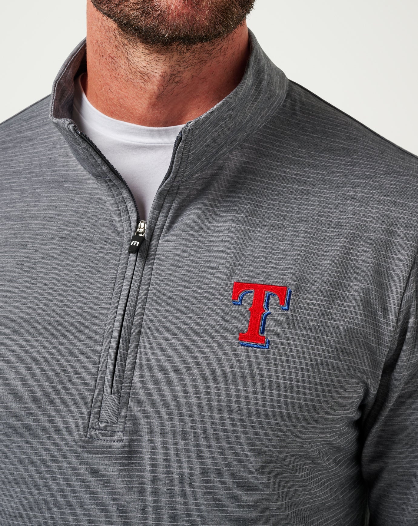 Travis Mathew Sale | Texas Rangers The Heater Quarter Zip
