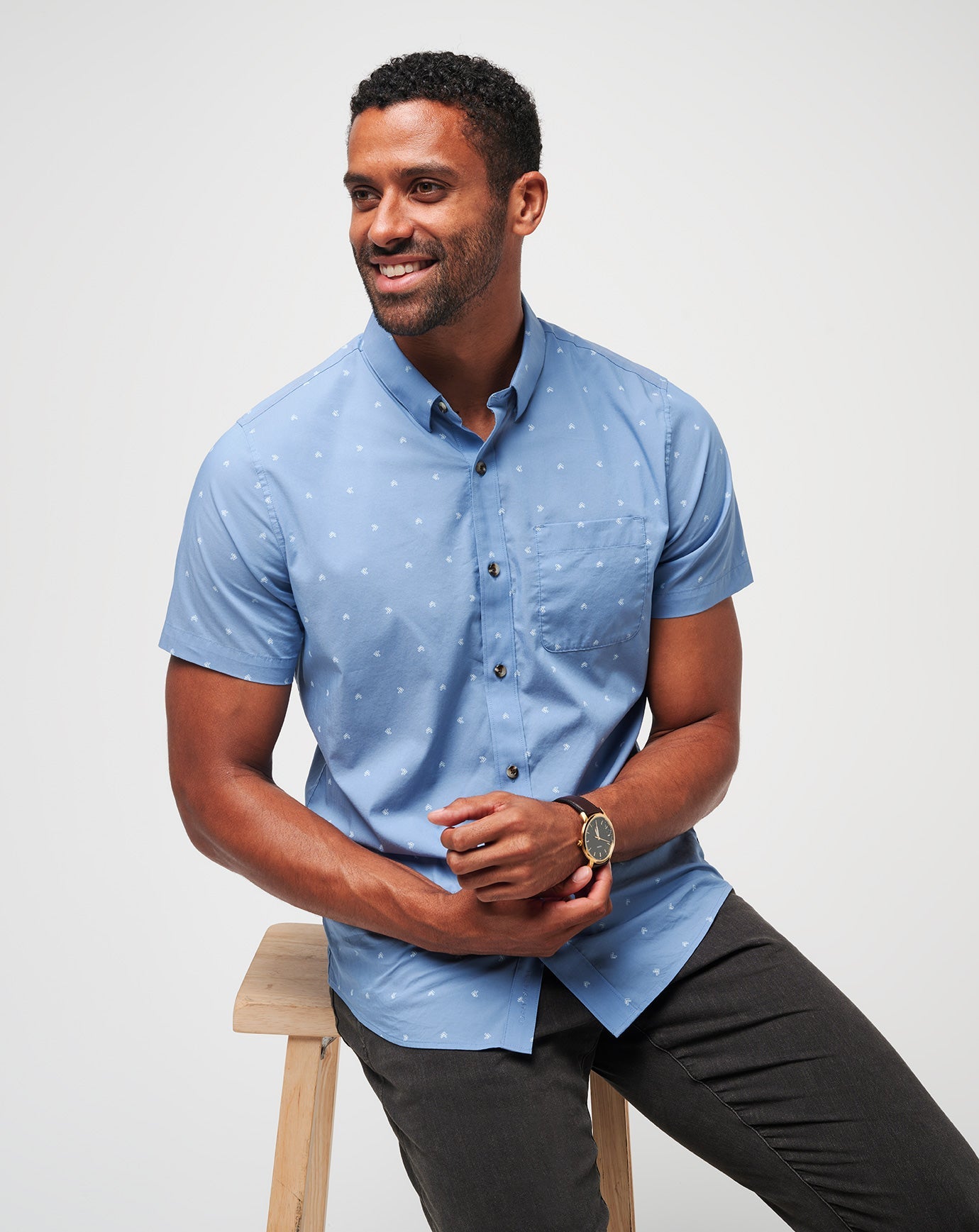 Travis Mathew Online | Wind It In Button-Up