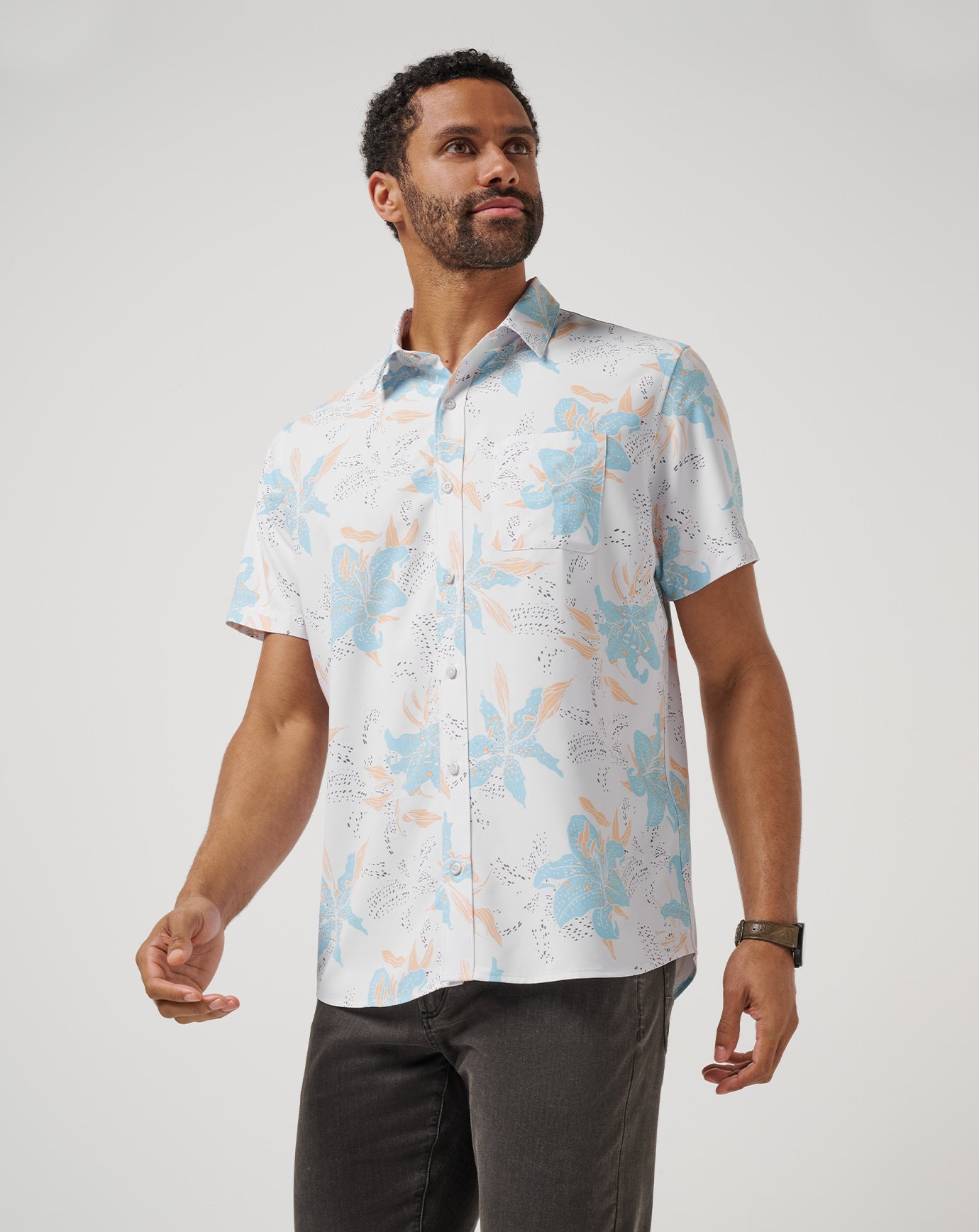 Travis Mathew | Techwoven Board Battle Button-Up