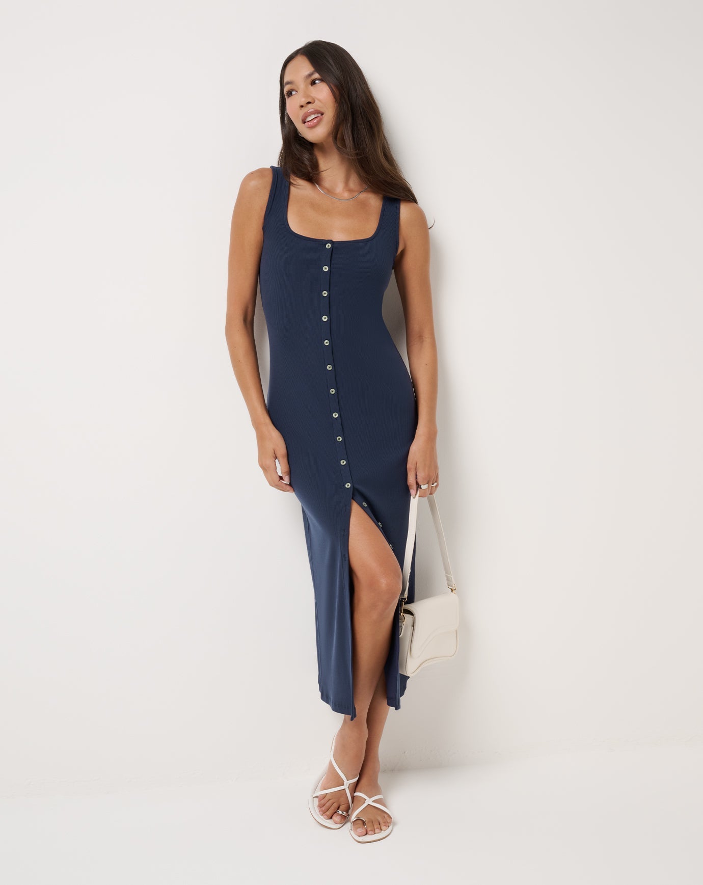 Travis Mathew US | Cloud Rib Button Tank Dress