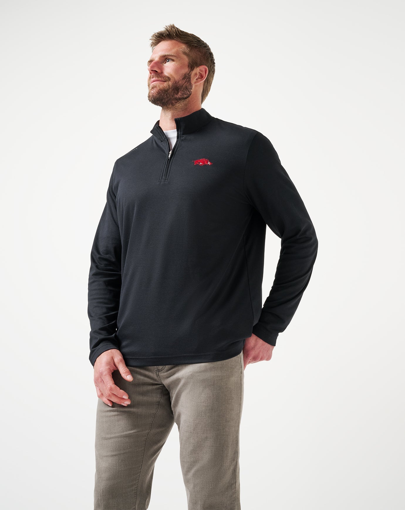 Travis Mathew Discount | Arkansas Time To Tailgate Quarter Zip