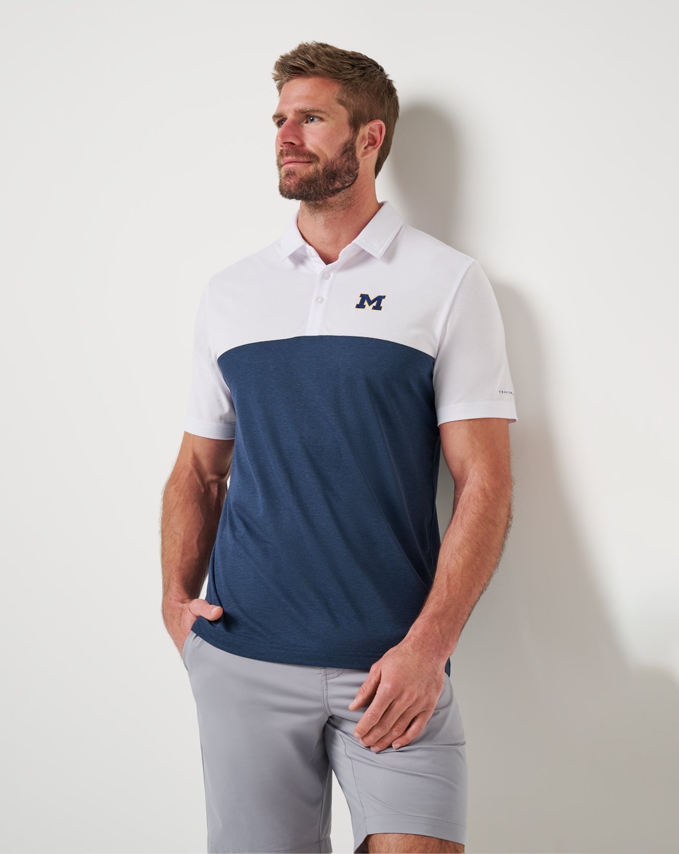 Travis Mathew | Michigan Drop Back Polo