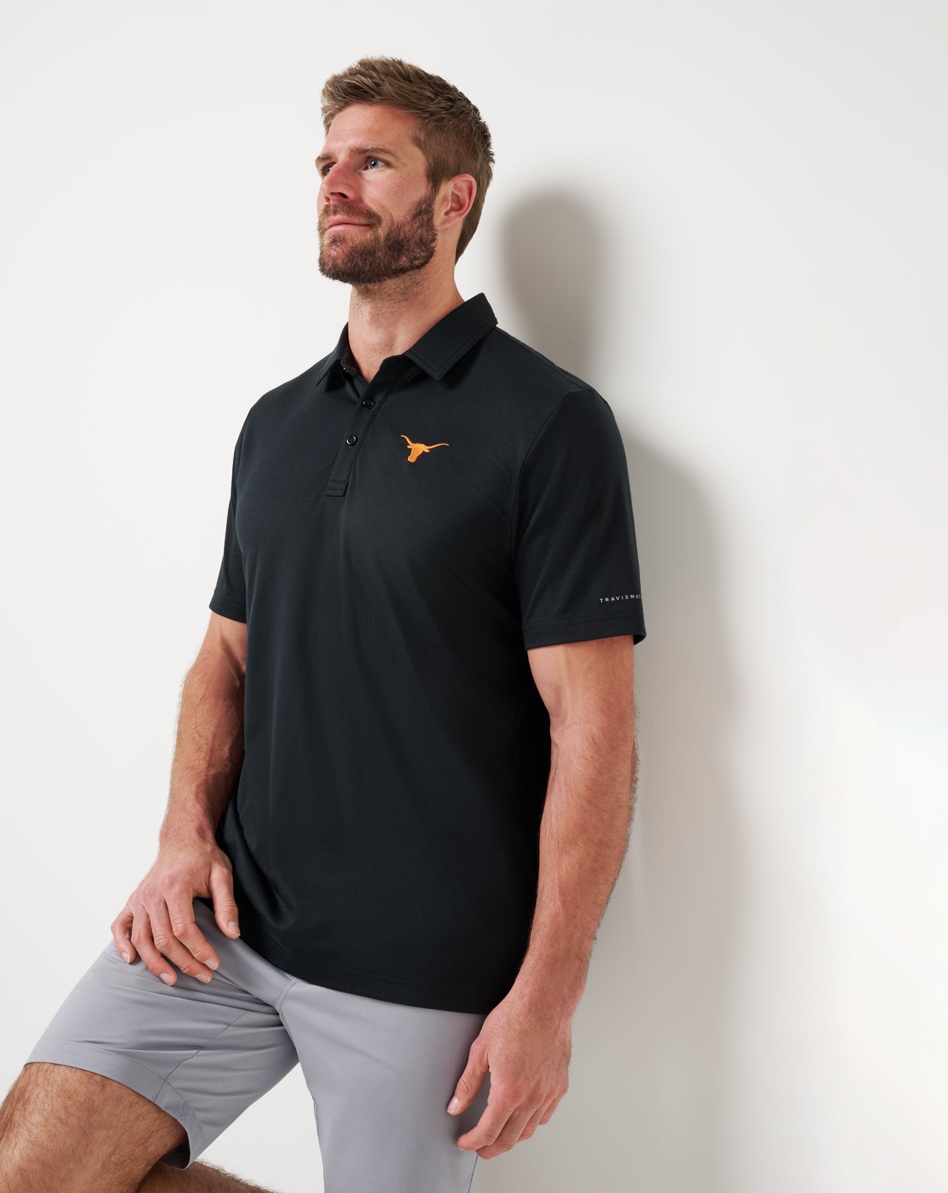 Travis Mathew New | UT Austin School Pride Polo