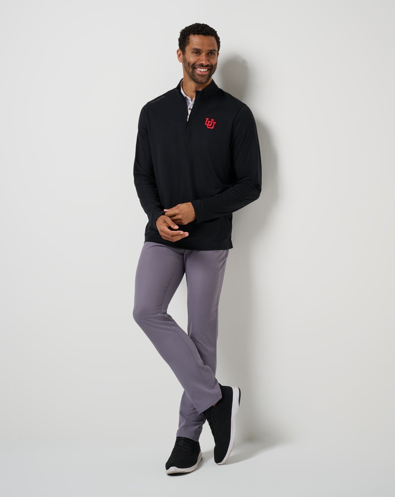 Travis Mathew Hot sale | Utah Time To Tailgate Quarter Zip