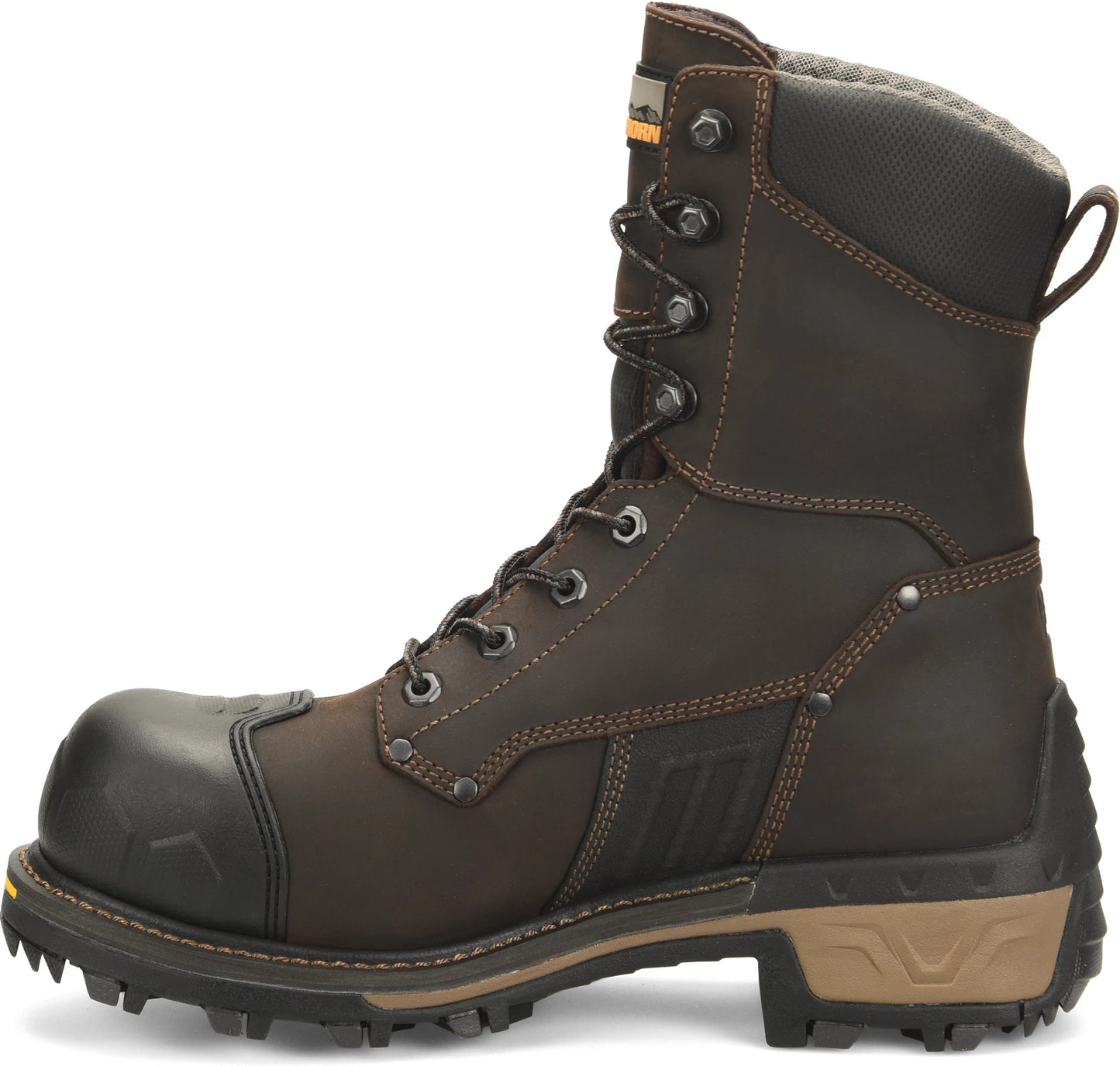 Carolina Boot Matterhorn Maximus 2.0 8" Composite Toe Waterproof Work Boot Dark Brown