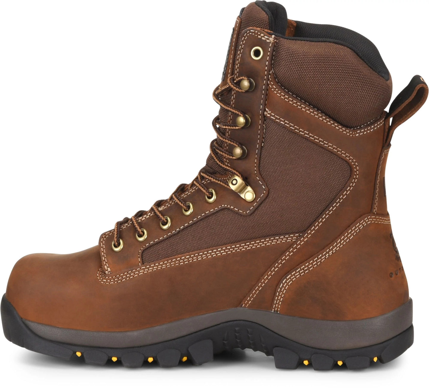 Carolina Boot Forrest 8" Composite Toe Insulated Waterproof Work Boot Dark Brown