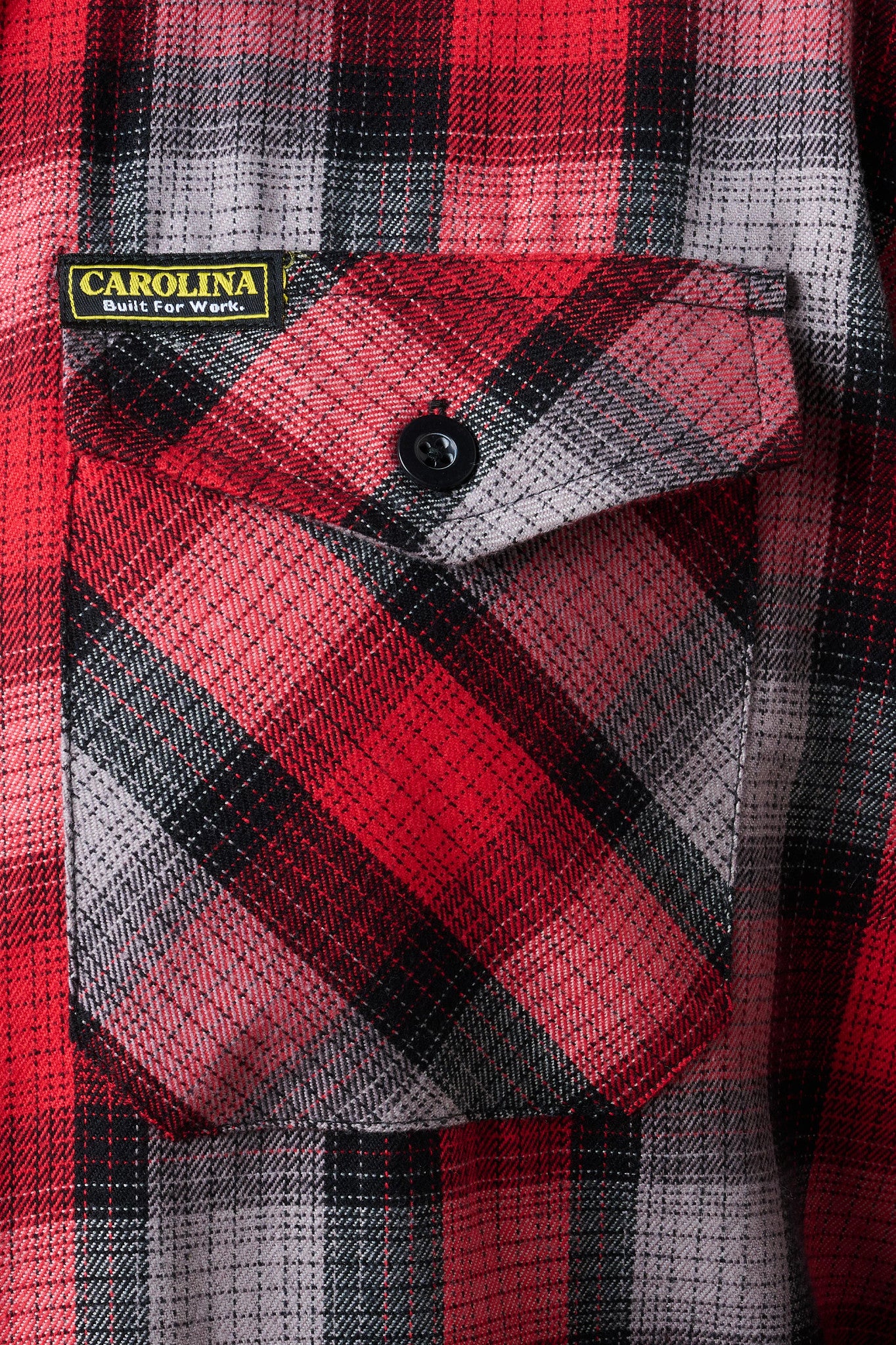 Carolina Boot Woven Flannel Shirt Red