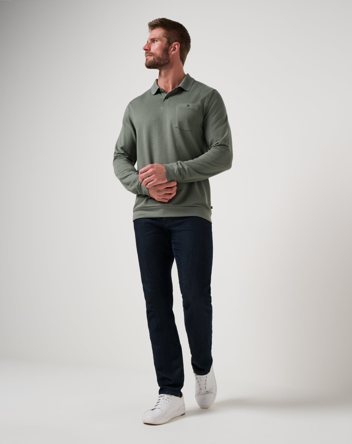 Travis Mathew | December First Long Sleeve Polo