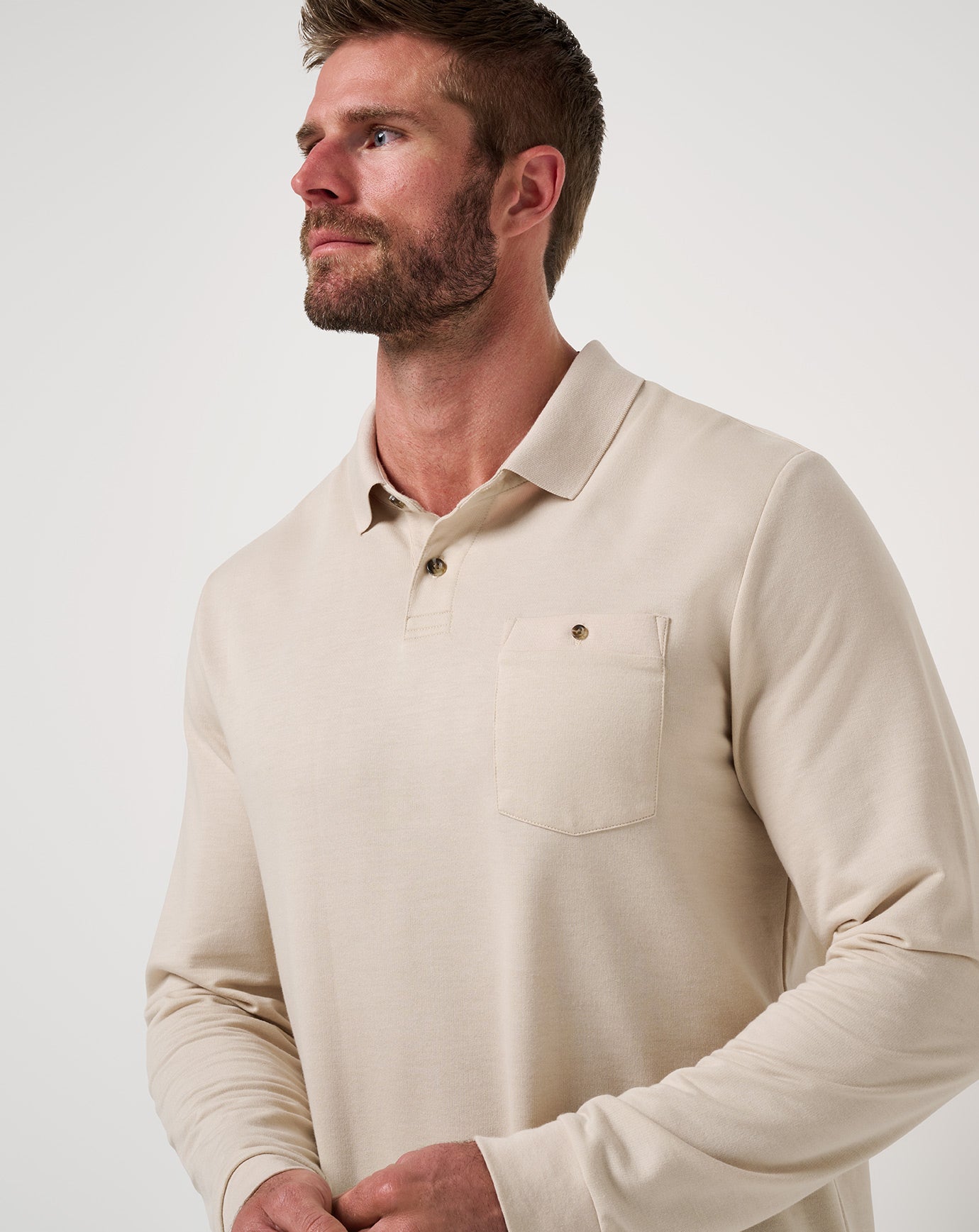 Travis Mathew Online | December First Long Sleeve Polo