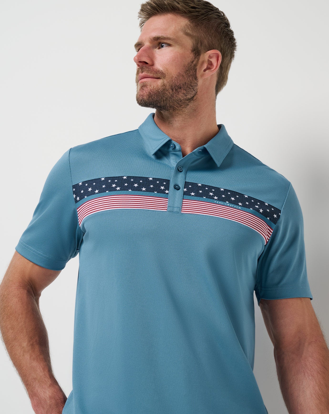 Travis Mathew Outlet | Good Good Patriot Polo
