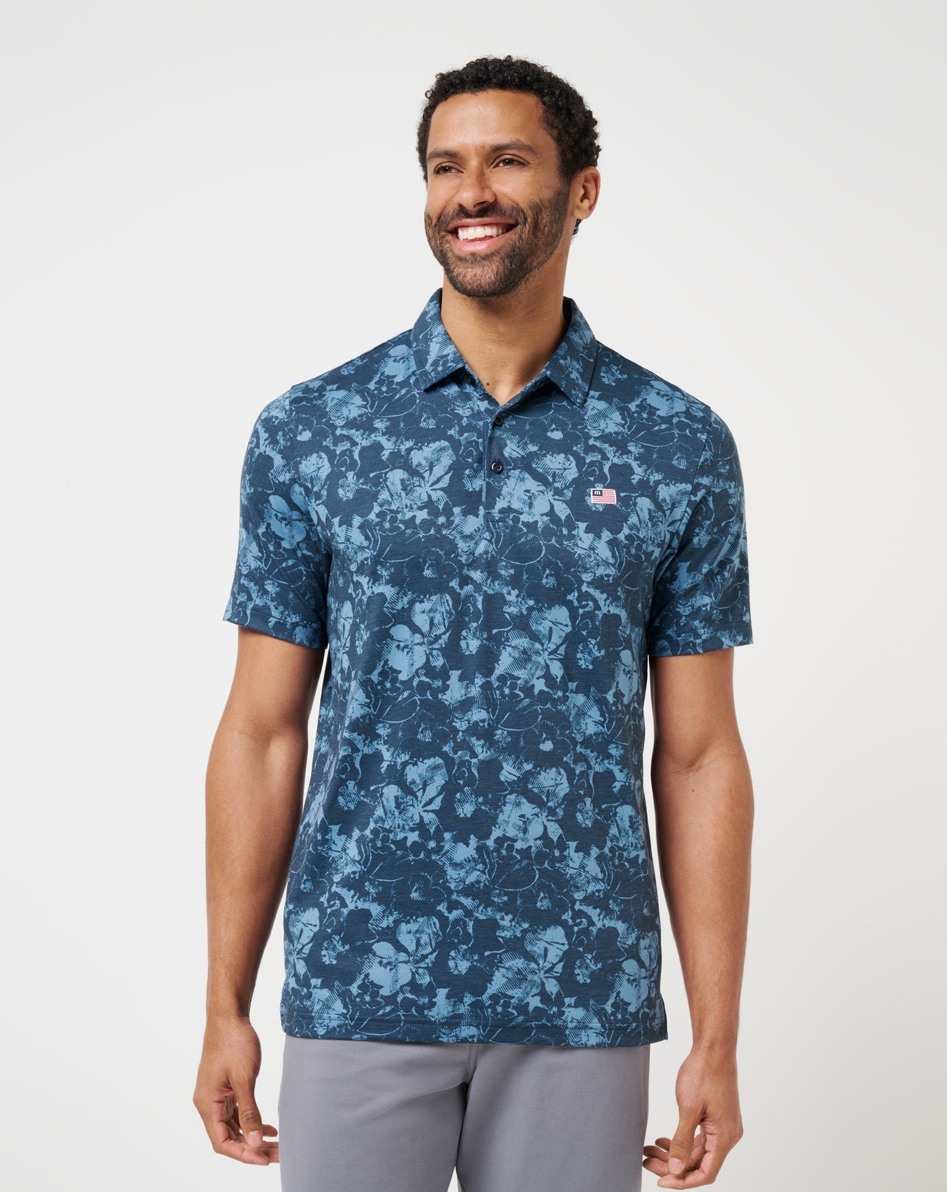 Travis Mathew New | Featherweight Poolside Paradise Polo