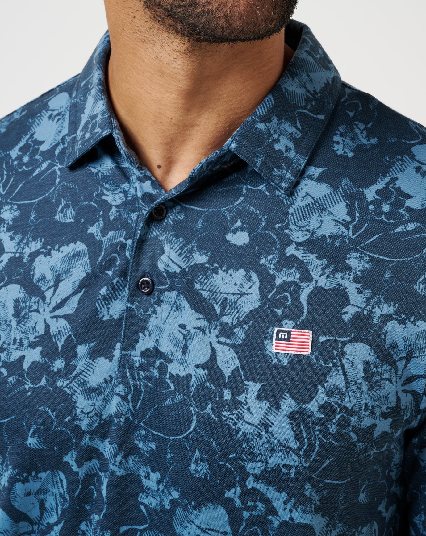 Travis Mathew New | Featherweight Poolside Paradise Polo