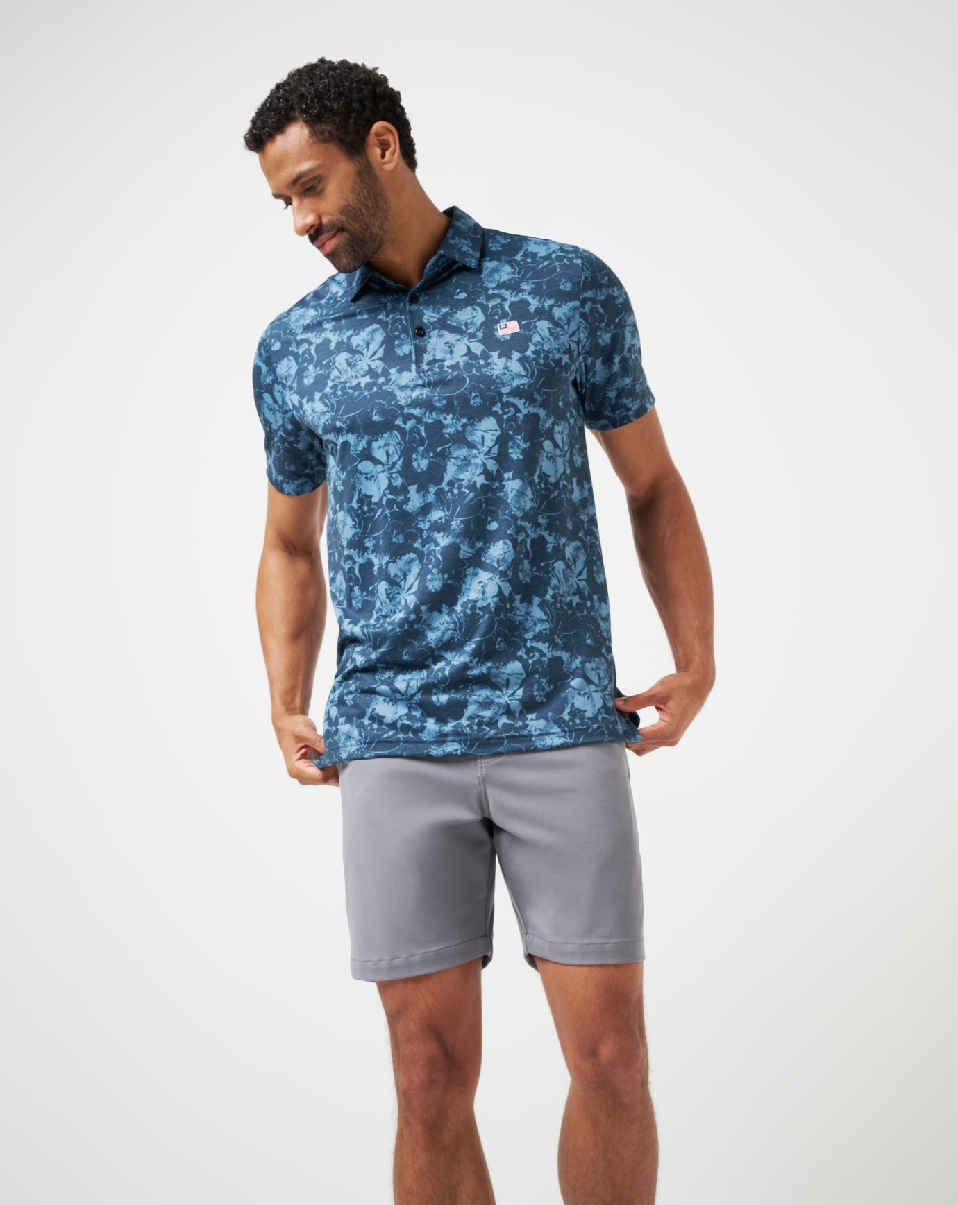 Travis Mathew New | Featherweight Poolside Paradise Polo
