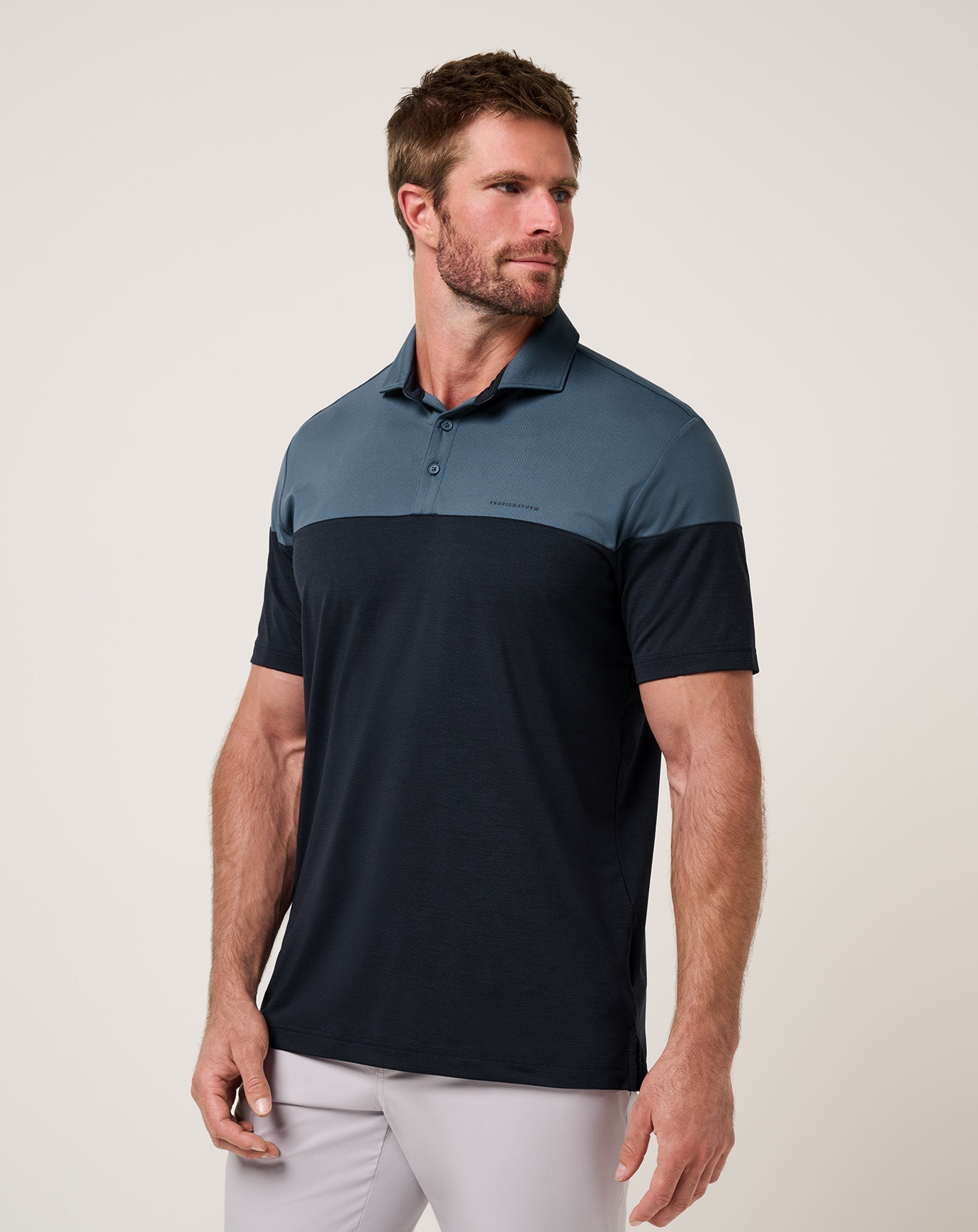 Travis Mathew For sale | Heater Pro Color Block Polo