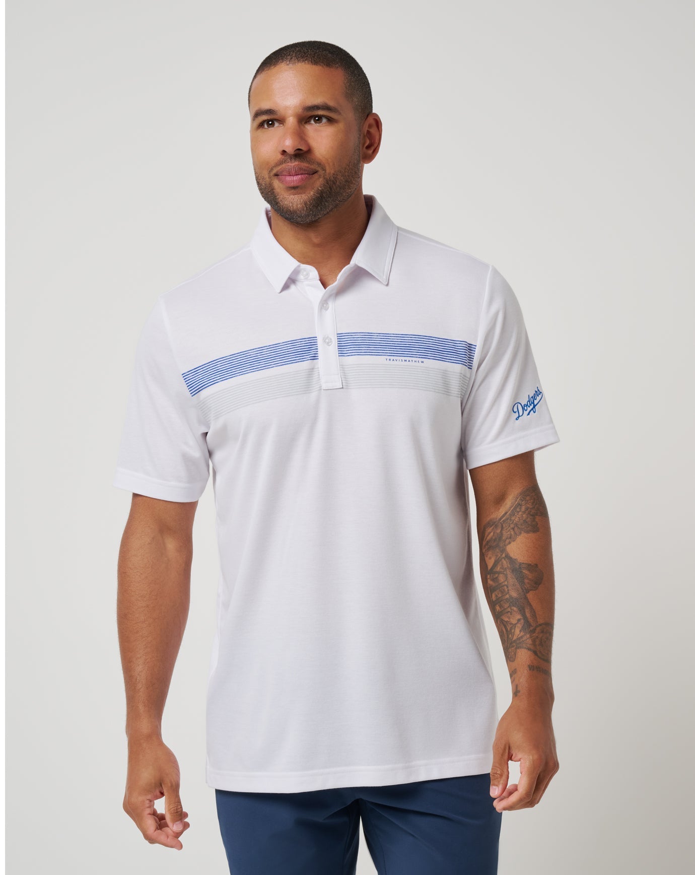 Travis Mathew Hot sale | Los Angeles Dodgers Top Recruit Polo