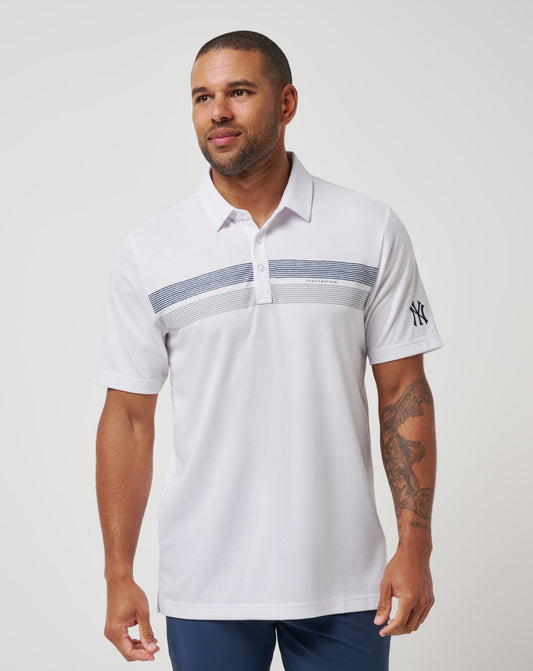 Travis Mathew Online | New York Yankees Top Recruit Polo