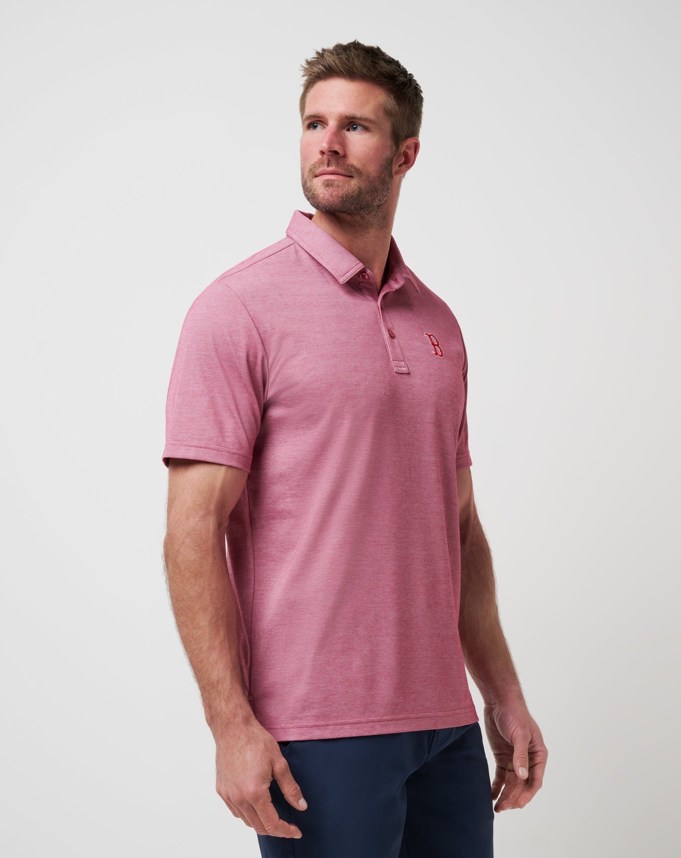 Travis Mathew Discount | Boston Red Sox Playoff Pitch Polo