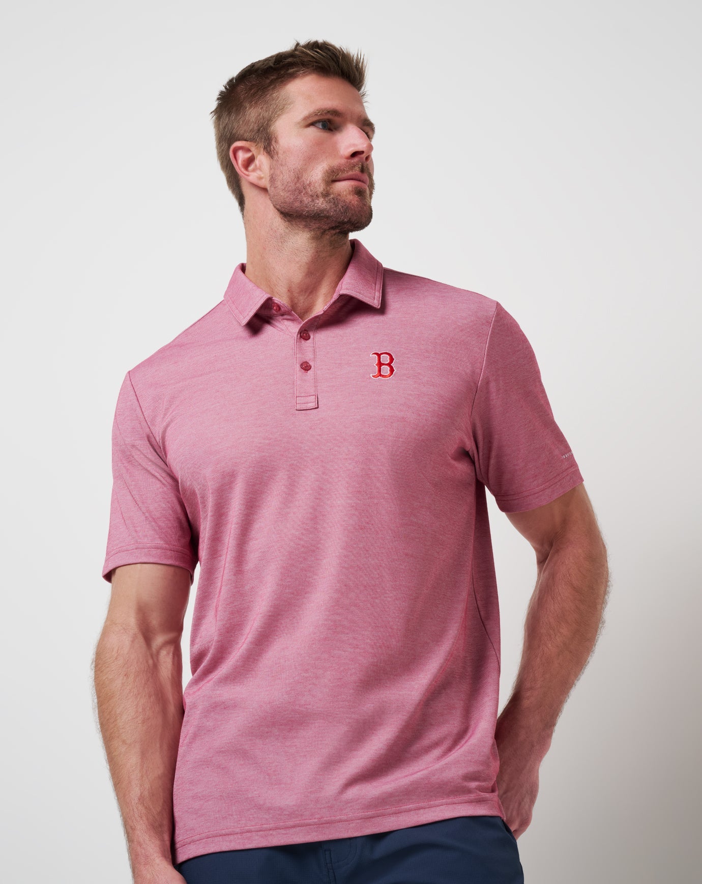 Travis Mathew Discount | Boston Red Sox Playoff Pitch Polo