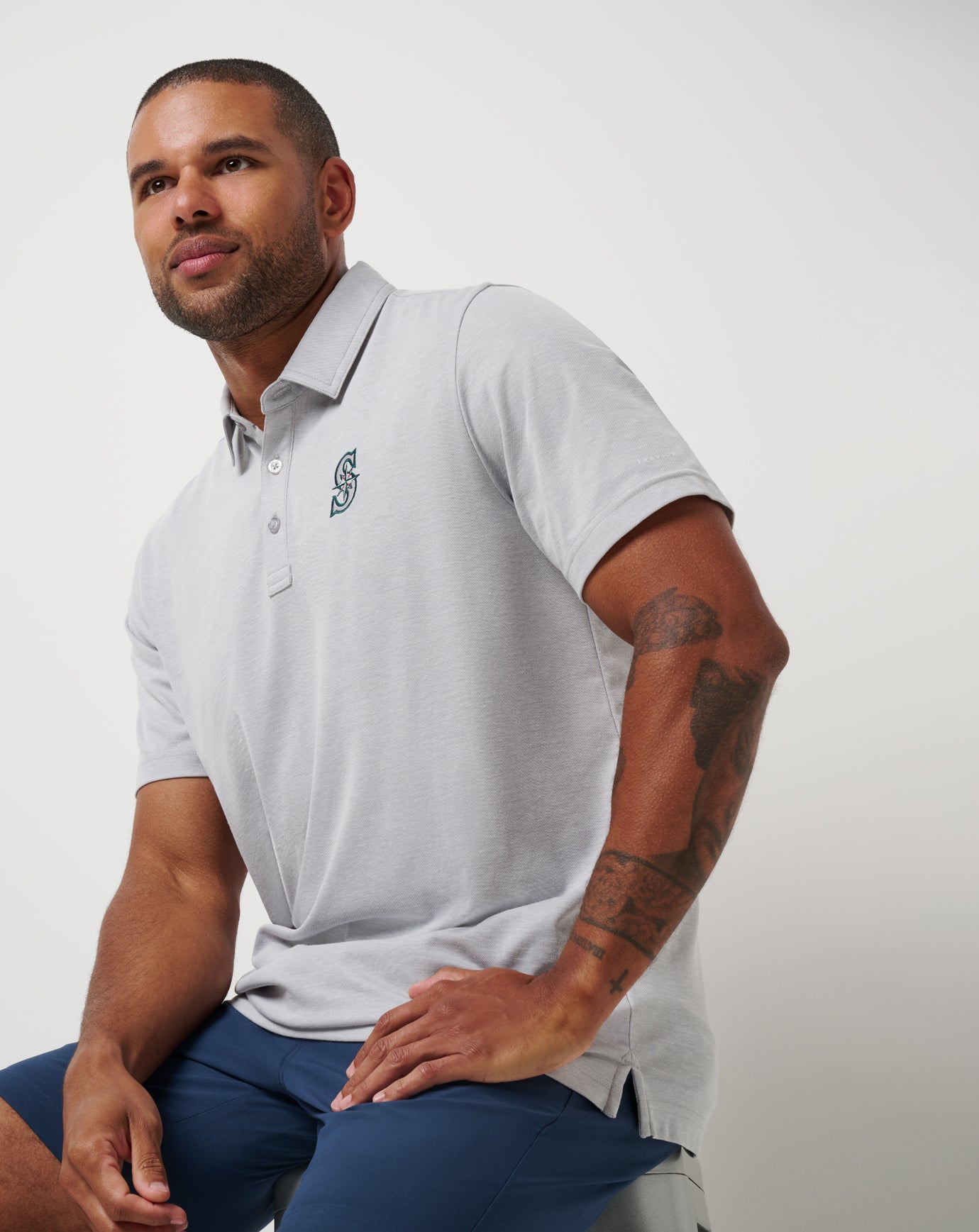 Travis Mathew New | Seattle Mariners Playoff Pitch Polo