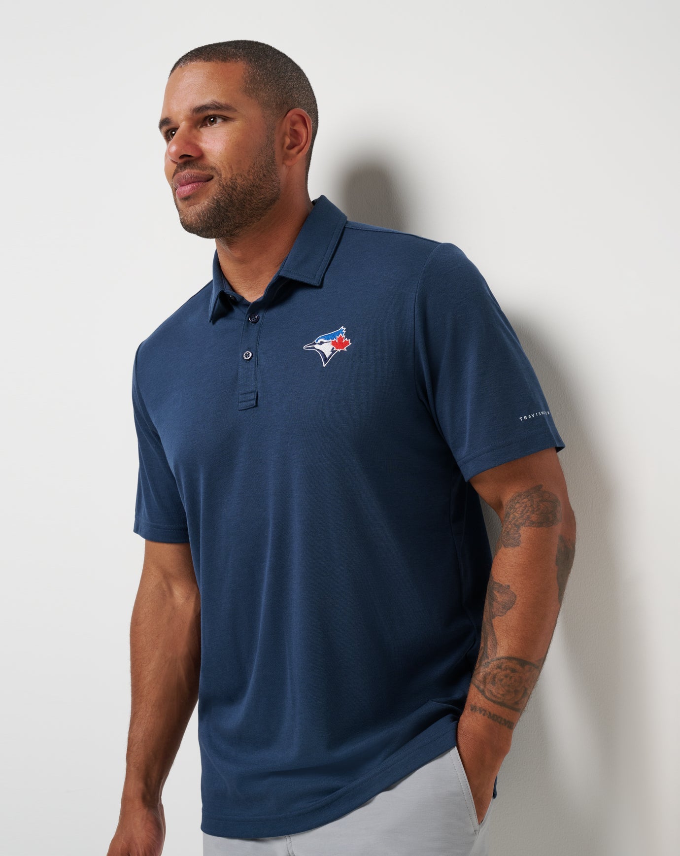 Travis Mathew On Sale | Toronto Blue Jays Playoff Pitch Polo