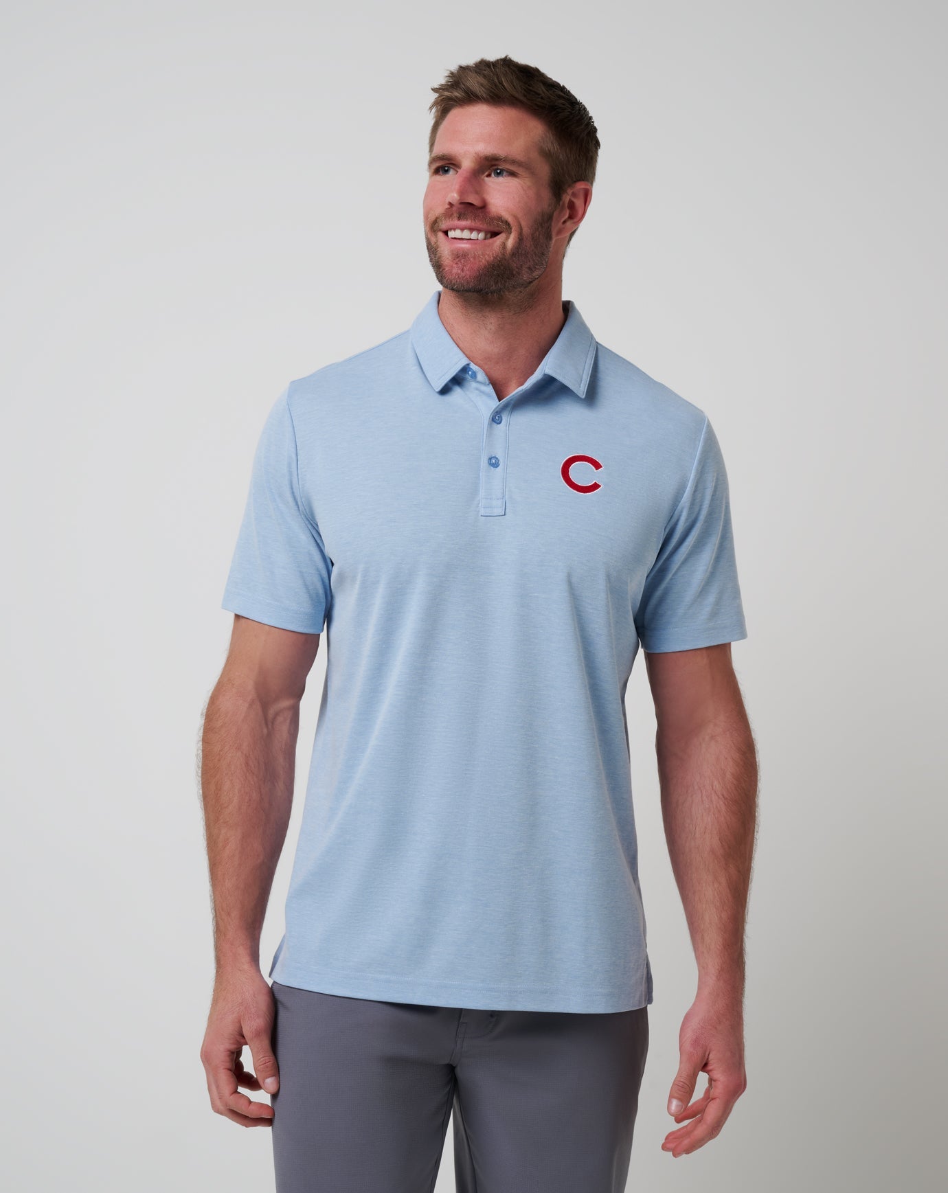 Travis Mathew Sale | Chicago Cubs Playoff Pitch Polo