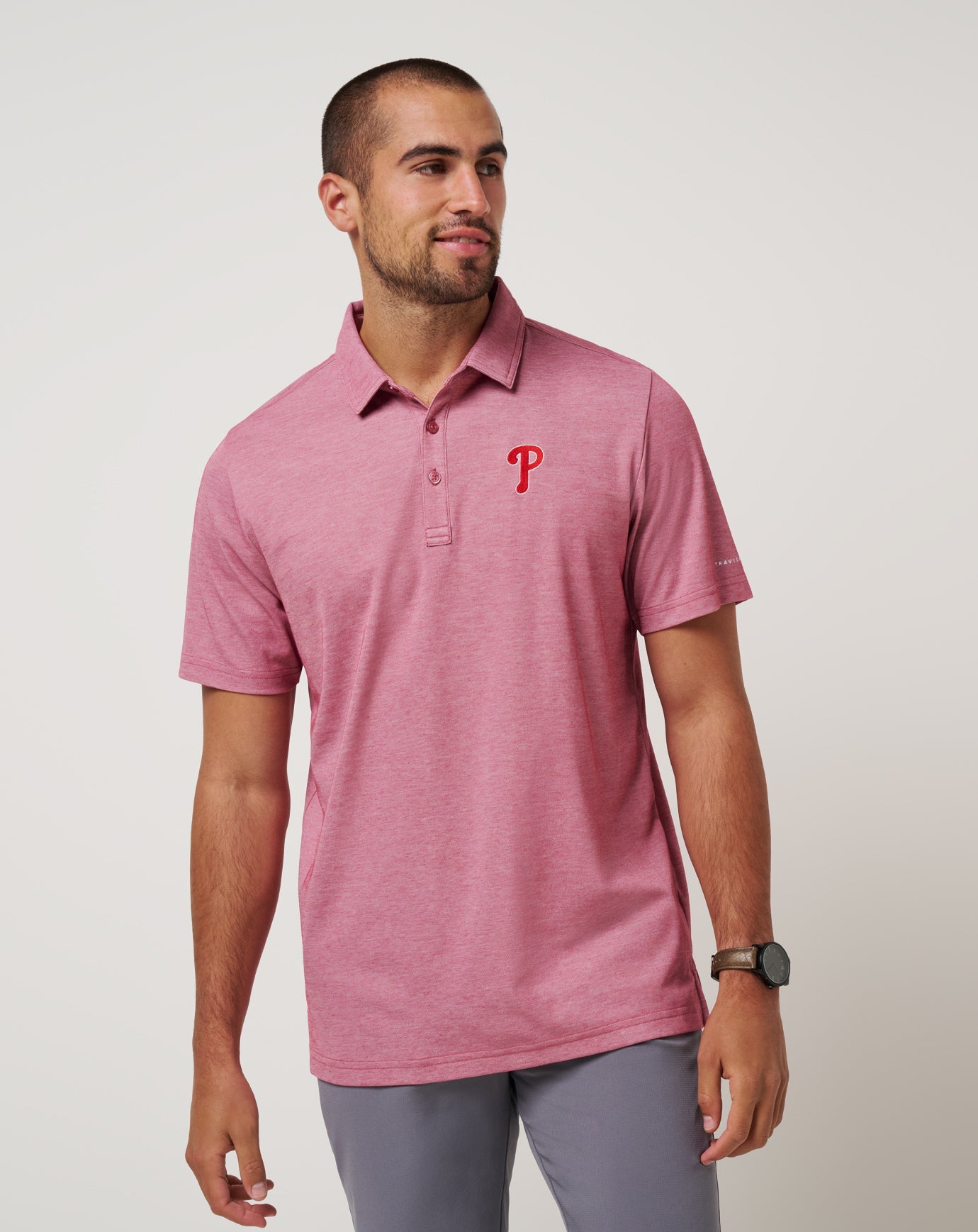 Travis Mathew Outlet | Philadelphia Phillies Playoff Pitch Polo
