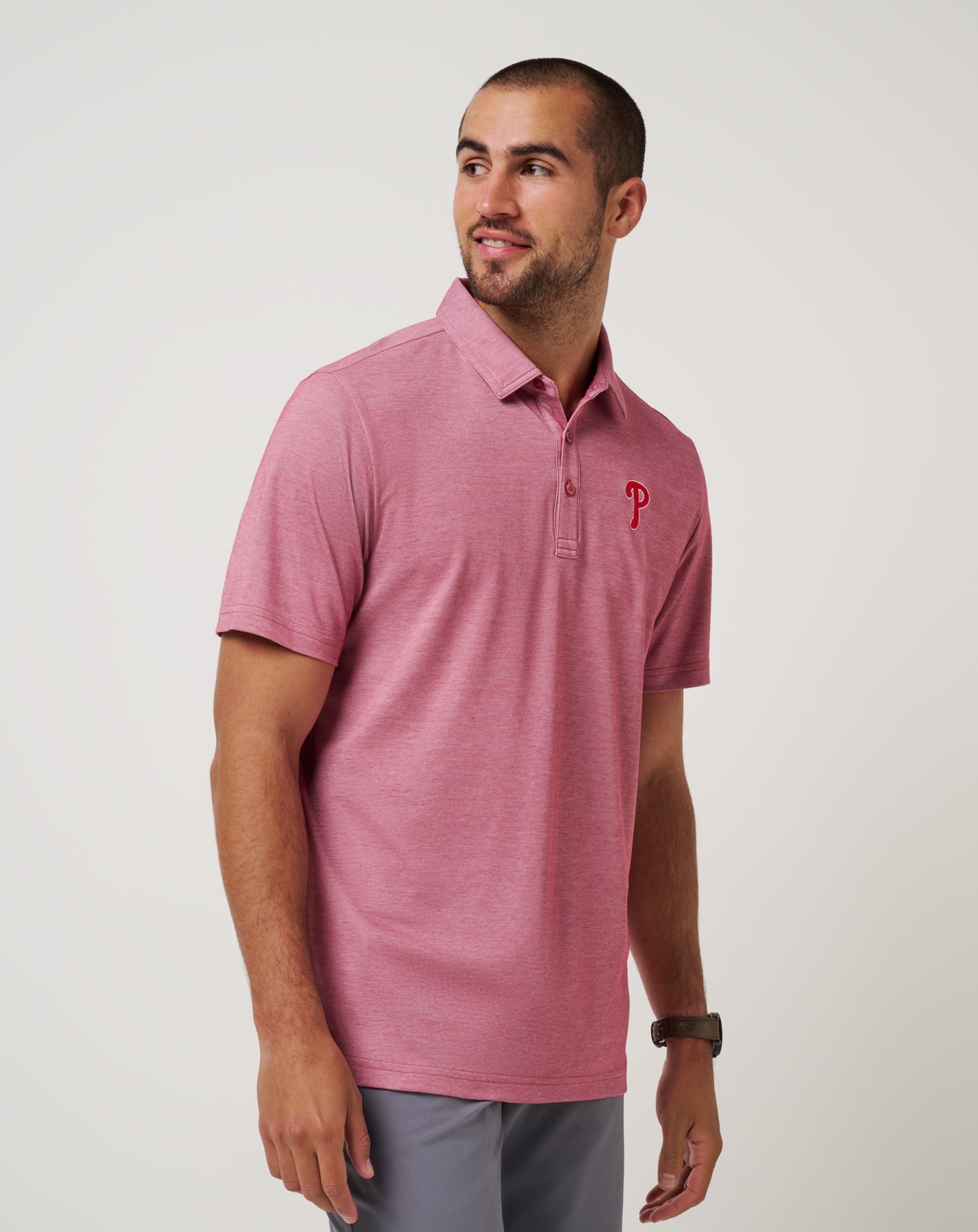 Travis Mathew Outlet | Philadelphia Phillies Playoff Pitch Polo
