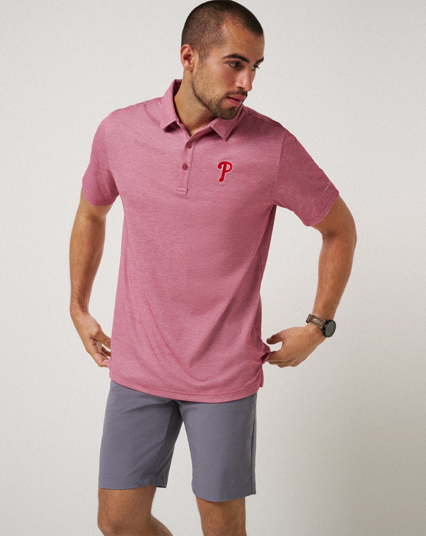 Travis Mathew Outlet | Philadelphia Phillies Playoff Pitch Polo