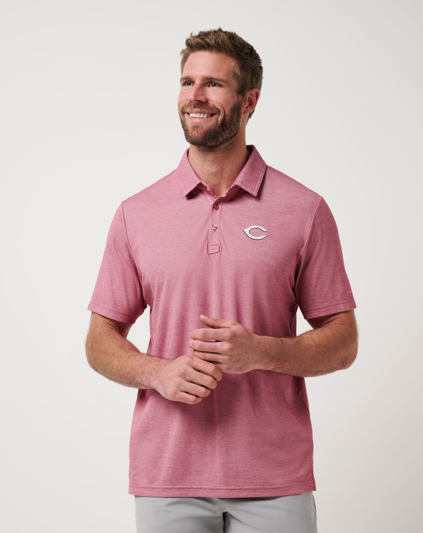Travis Mathew For sale | Cincinnati Reds Playoff Pitch Polo