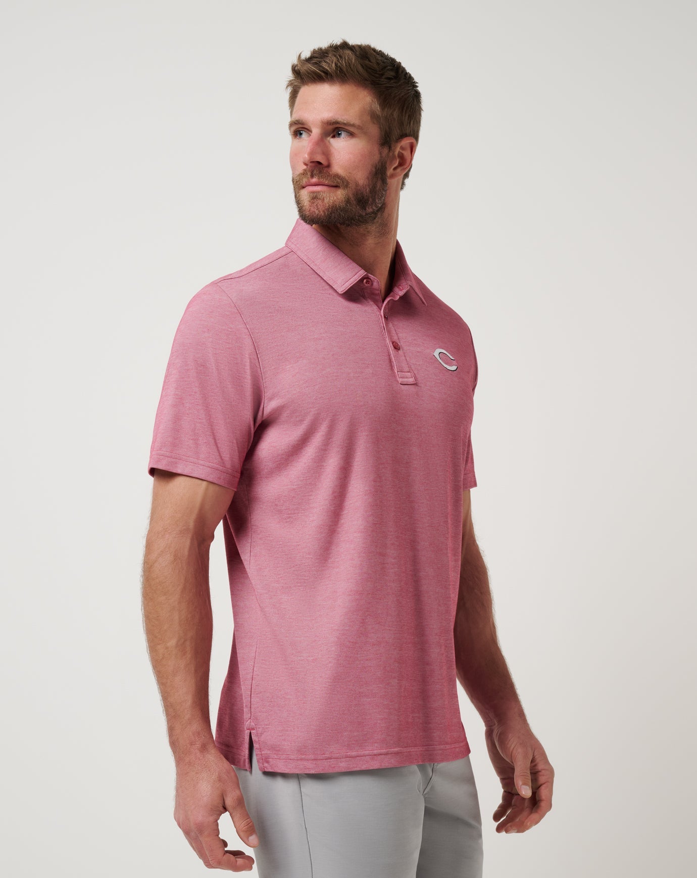 Travis Mathew For sale | Cincinnati Reds Playoff Pitch Polo