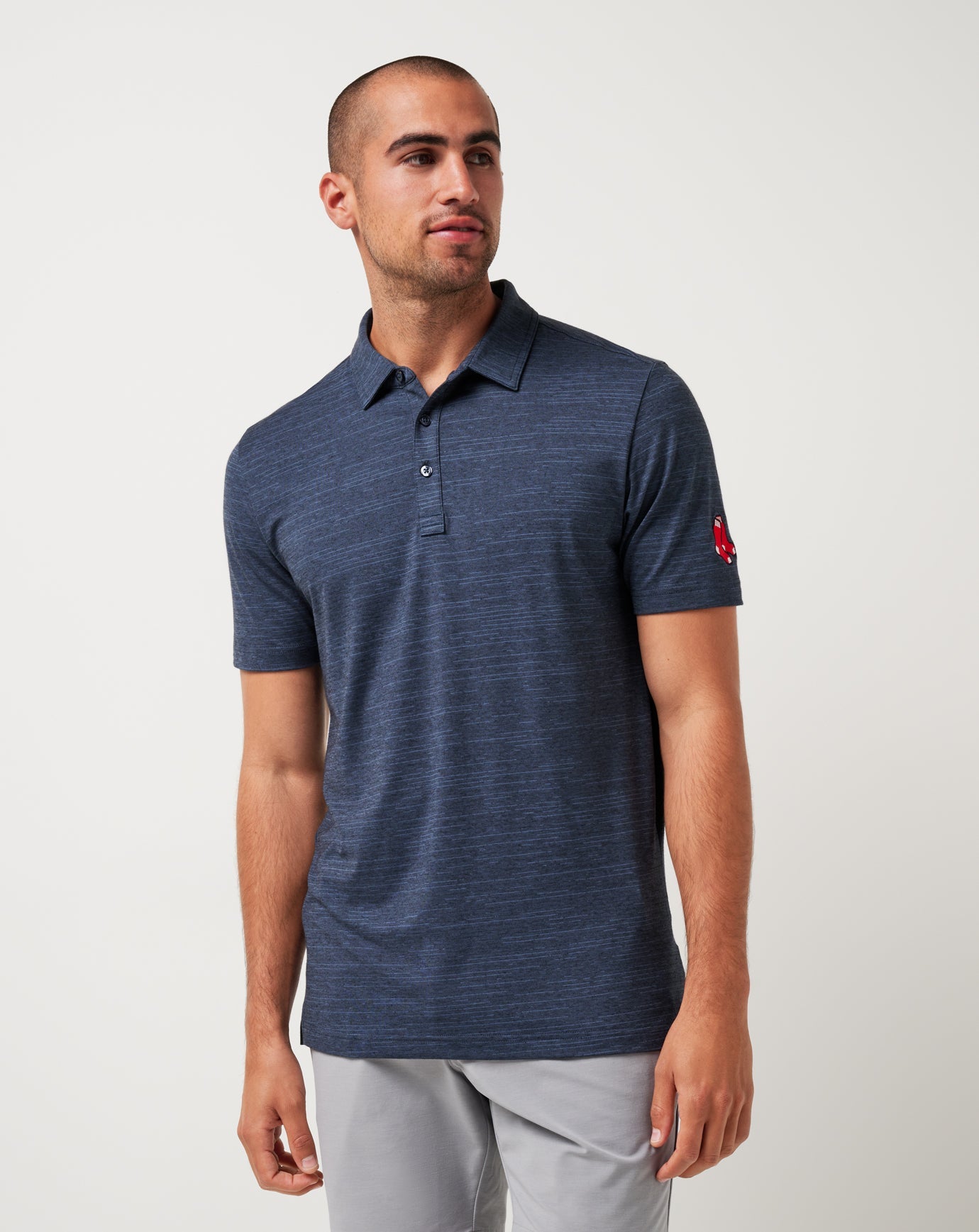 Travis Mathew | Boston Red Sox The Heater Polo