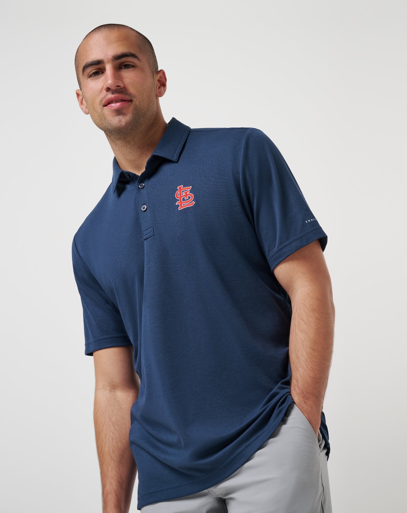 Travis Mathew Hot sale | St Louis Cardinals Playoff Pitch Polo