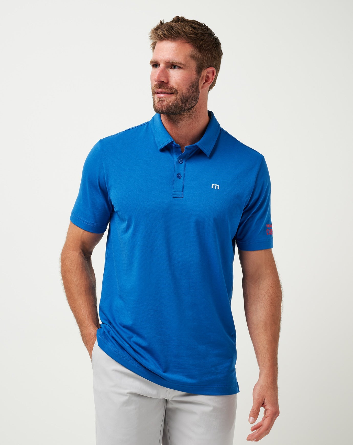 Travis Mathew For sale | Chicago Cubs Club Rules Polo