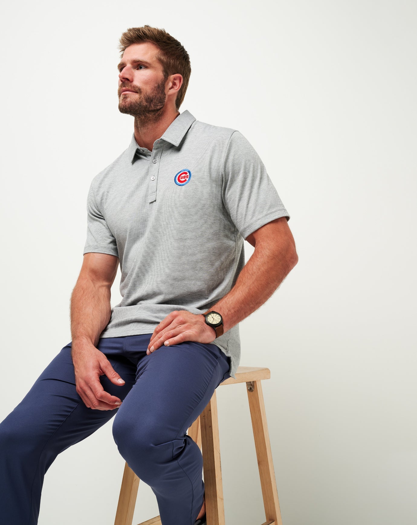 Travis Mathew Outlet | Chicago Cubs The Zinna Polo