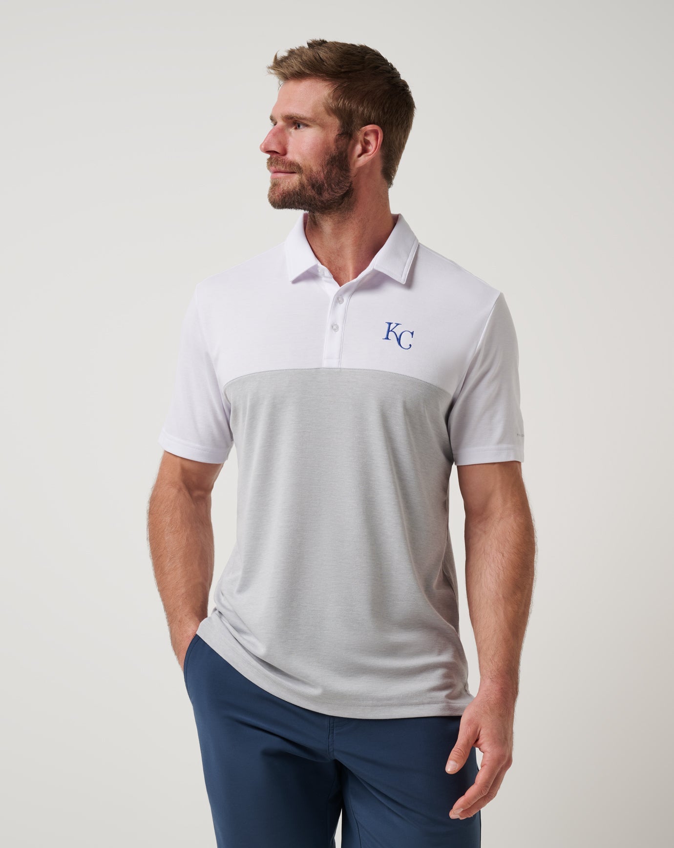 Travis Mathew Hot sale | Kansas City Royals Home Run Leader Polo