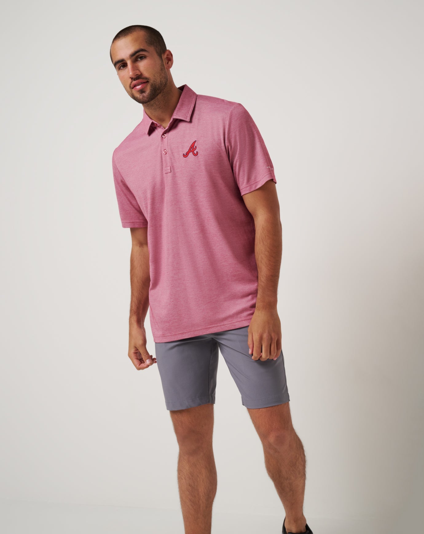 Travis Mathew Sale | Atlanta Braves Playoff Pitch Polo