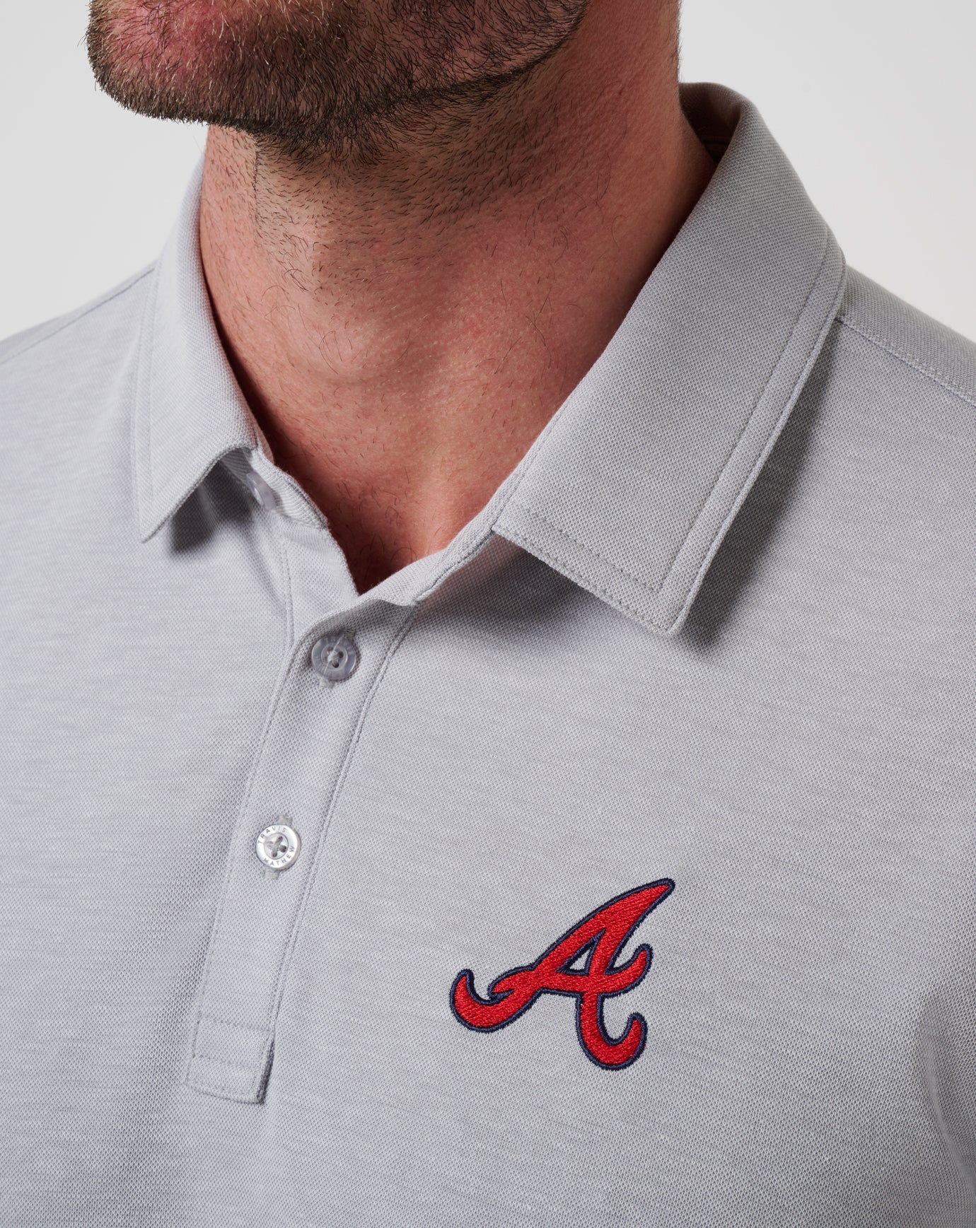 Travis Mathew Discount | Atlanta Braves Playoff Pitch Polo